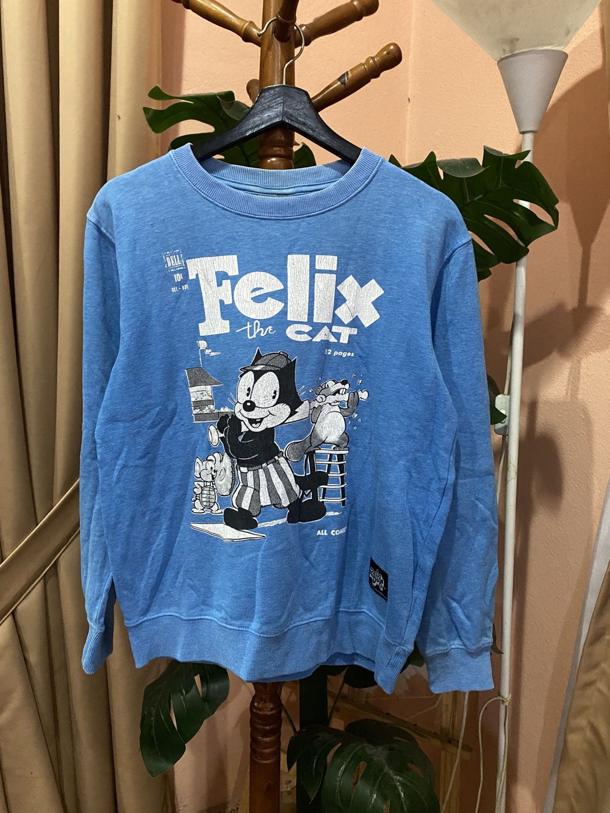 Felix Felix the Cat Graphic Sweatshirt Retro Cartoon Pullover Size US M / EU 48-50 / 2 - 3 Thumbnail