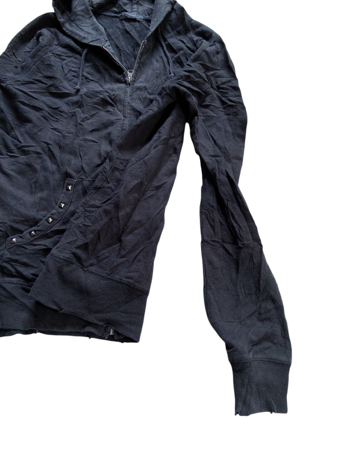 Japanese Brand JAPANESE PUNK DISTRESSED STYLE ZIP HODDIE number nine style Size US M / EU 48-50 / 2 - 2 Thumbnail