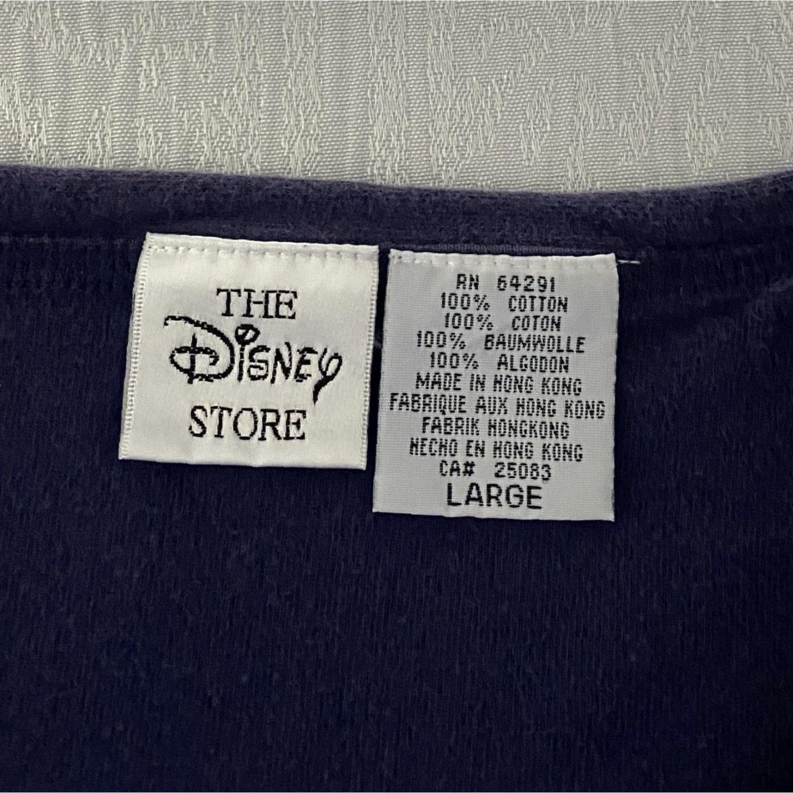 Disney VINTAGE Disney Mickey Mouse Henley Shirt Mens Large Blue 90s GENUINE MOUSE Embroidery Graphic Print Short Sleeve Cotton Size US L / EU 52-54 / 3 - 5 Thumbnail