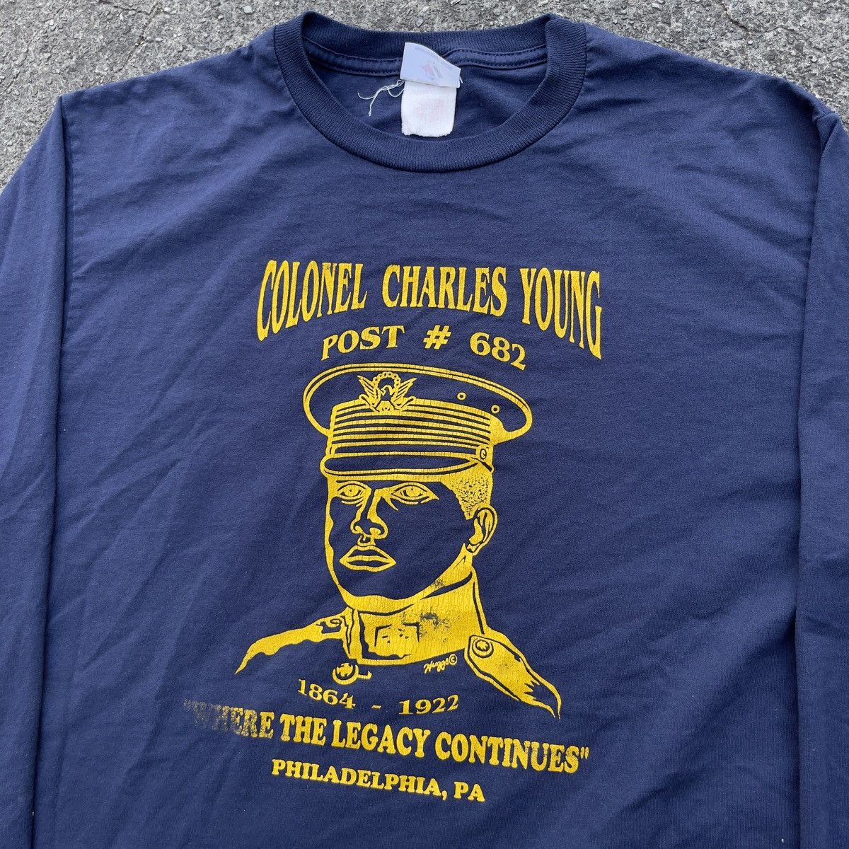 Jerzees × Vintage Vintage COL CHARLES YOUNG Jerzees Long Sleeve Shirt Size US XL / EU 56 / 4 - 2 Thumbnail
