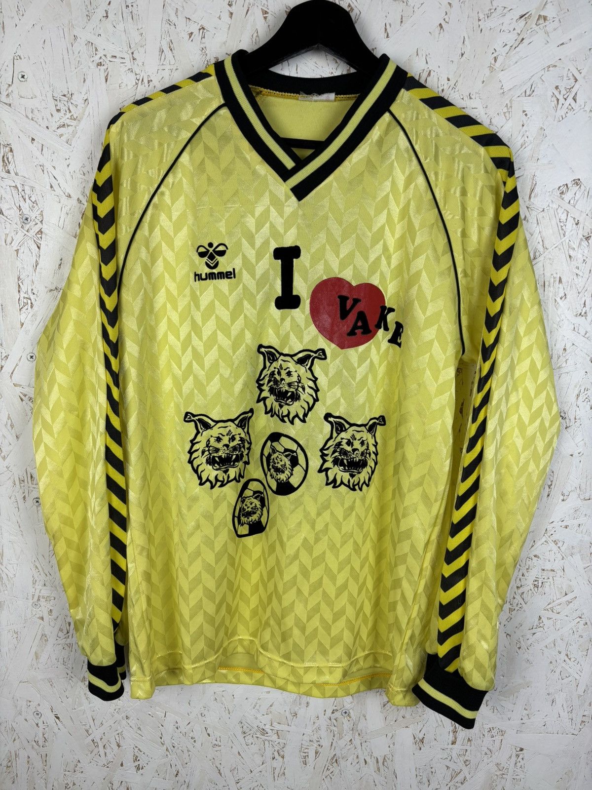 Hummel 90s Hummel Tampereen Ilves Special Kit L/S Soccer Jersey ~XL Size US M / EU 48-50 / 2 - 1 Thumbnail