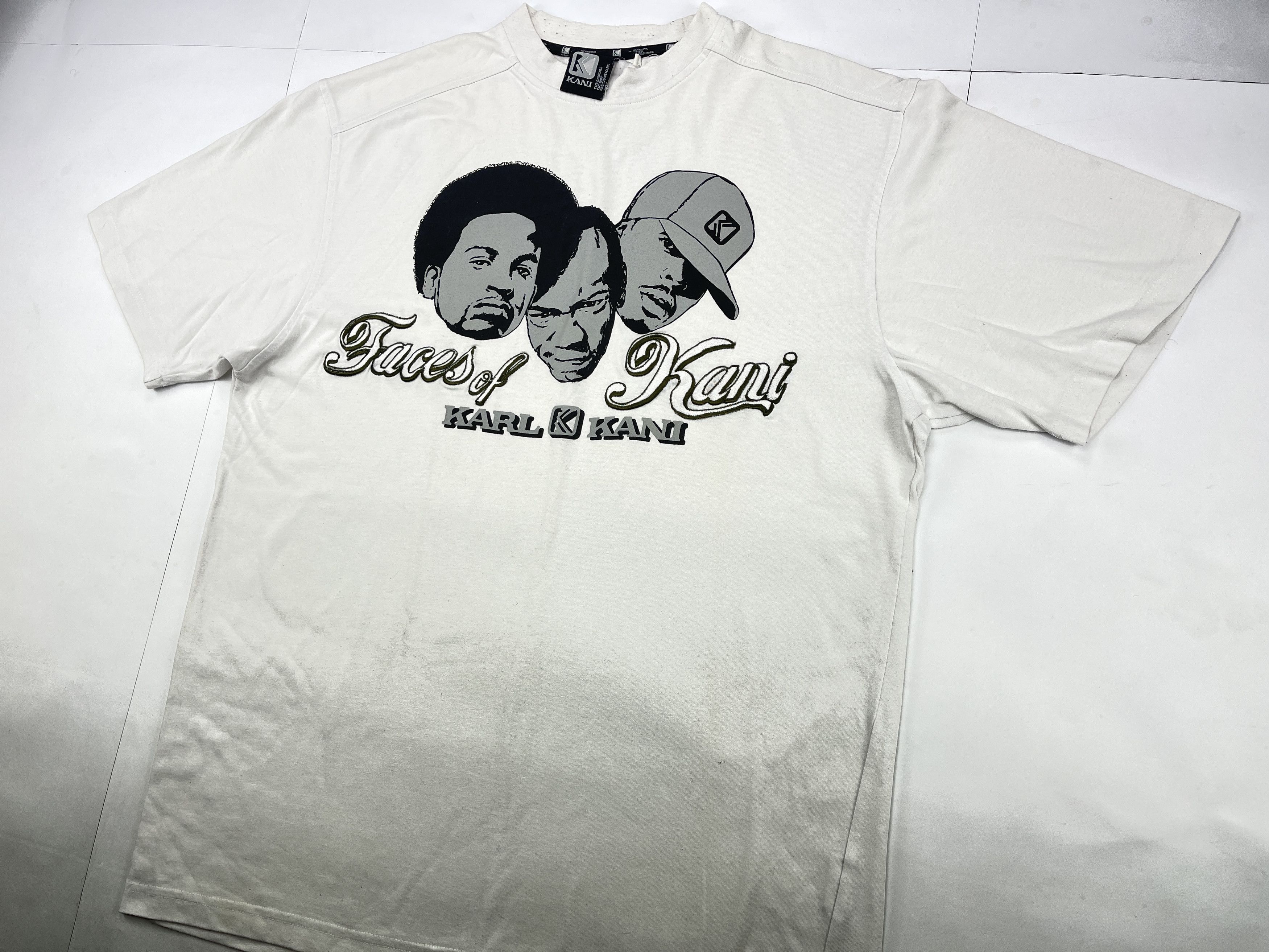 Karl Kani KARL KANI jersey, Faces of Kani, vintage hip hop t-shirt L Size US L / EU 52-54 / 3 - 3 Thumbnail