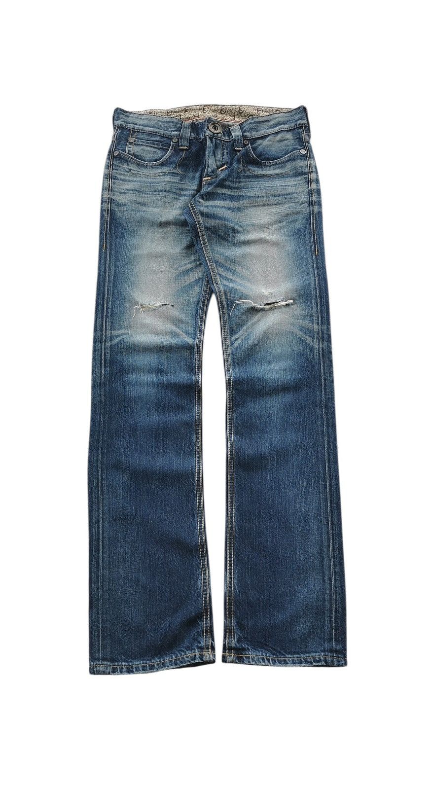 Edwin Vintage Edwin distressed, denim jeans Size US 30 / EU 46 - 1 Thumbnail