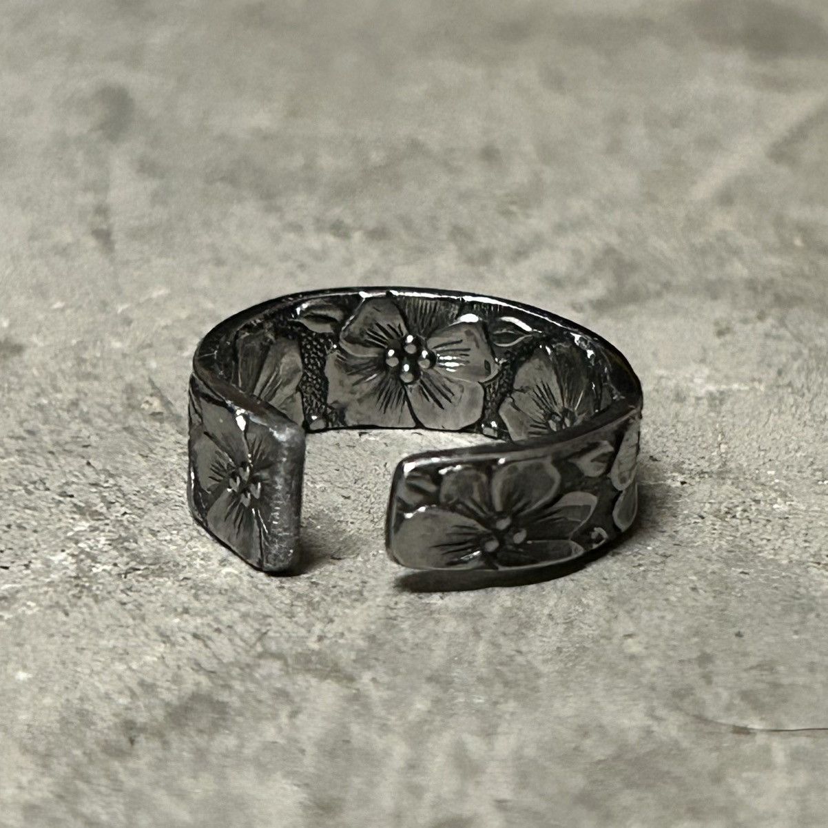 Vintage Vintage Silver Handmade Archive Ring Size ONE SIZE - 3 Thumbnail