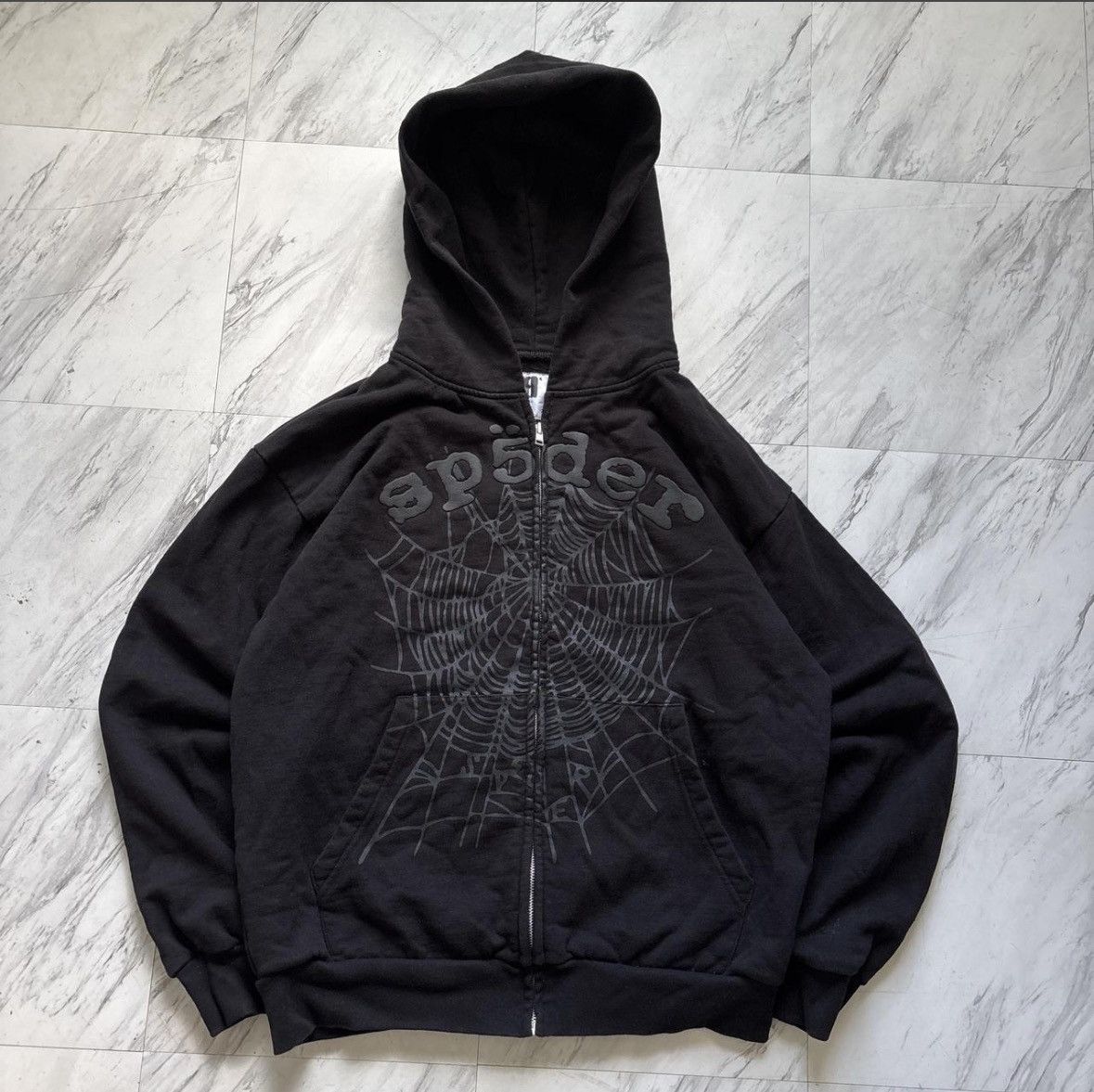 Sp5der Sp5der Og Web V2 Phantom Zip Up Hoodie Size US L / EU 52-54 / 3 - 1 Thumbnail