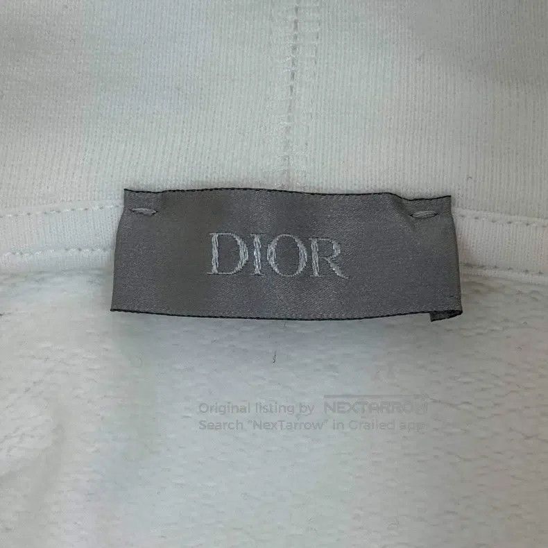Dior Dior White classic logo hooded sweatshirt Size US M / EU 48-50 / 2 - 5 Thumbnail