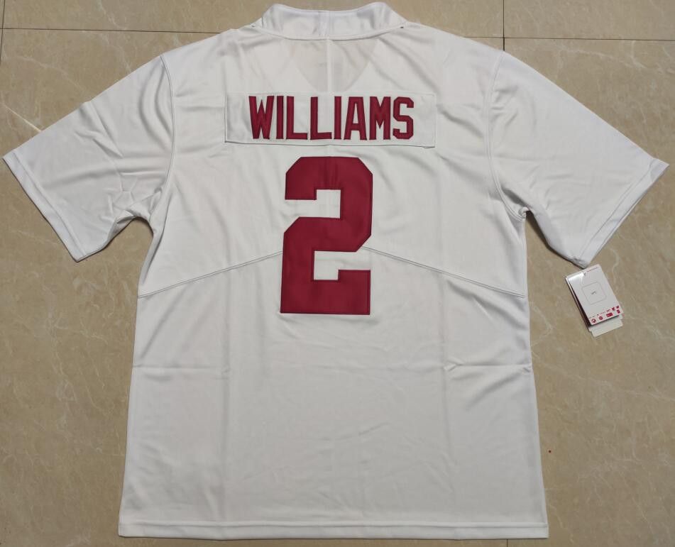 Other Men's Alabama Crimson Tide #2 Ryan Williams Jerseys White Size US M / EU 48-50 / 2 - 1 Thumbnail
