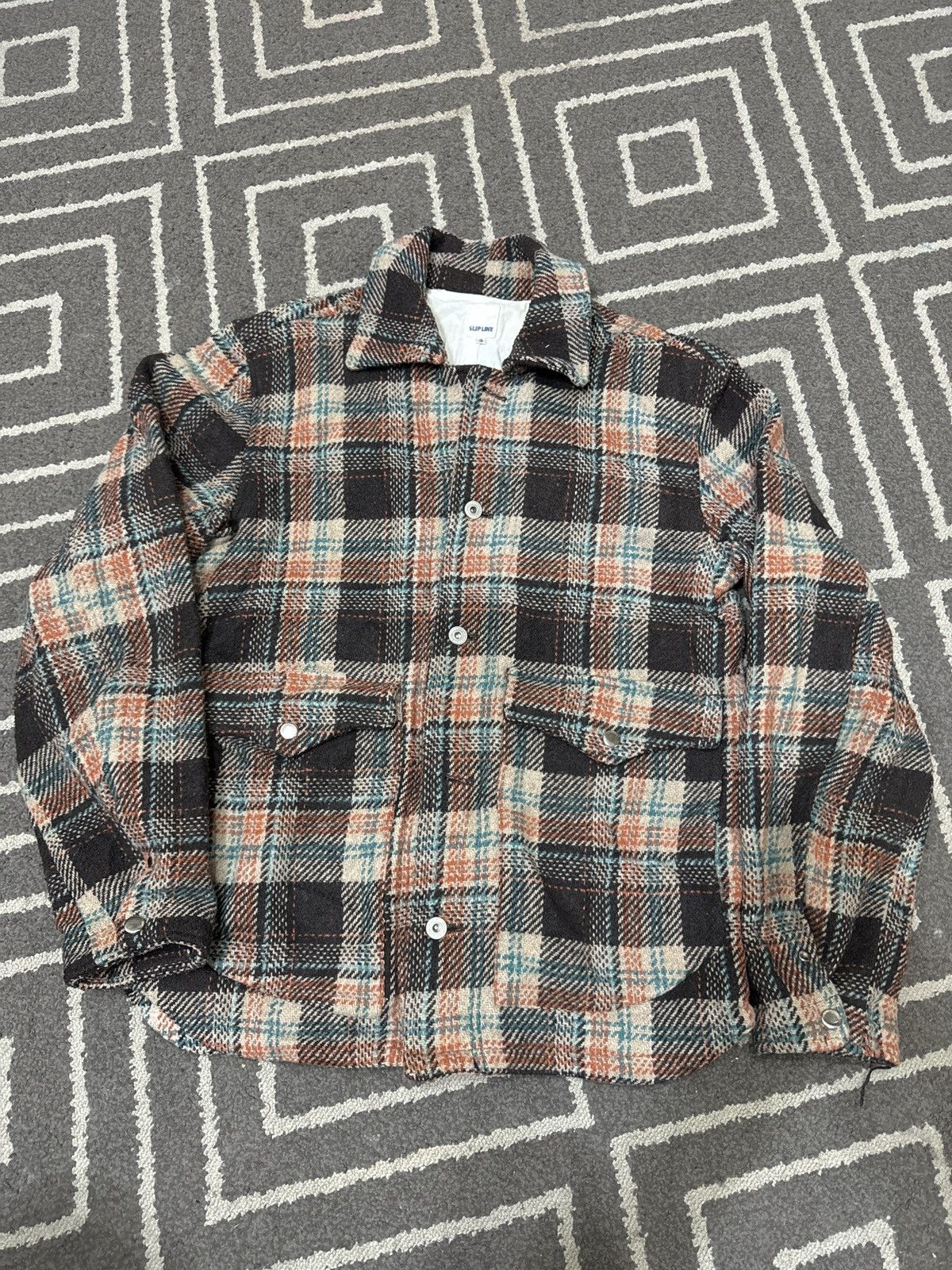 Japanese Brand Slip Line Kapital Style Tweed jacket Size US M / EU 48-50 / 2 - 1 Thumbnail