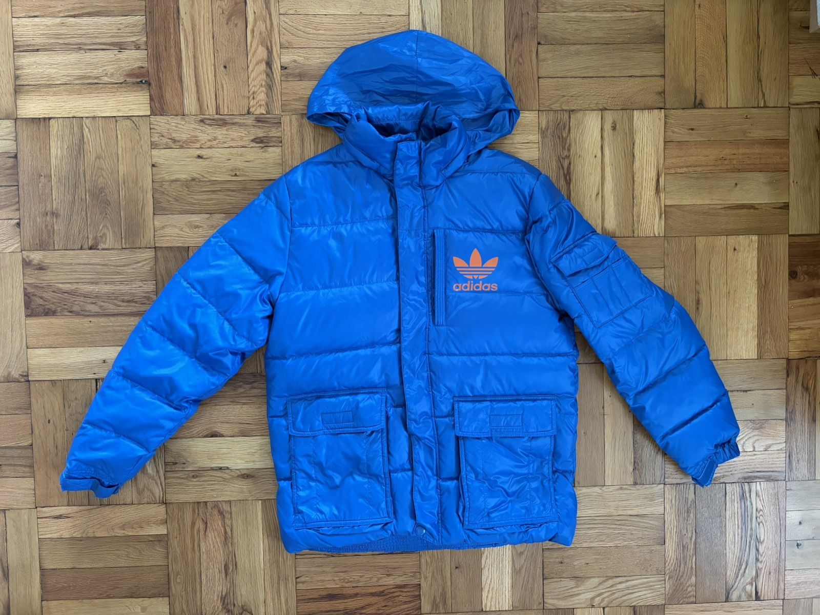 Adidas Adidas Originals Puffer Jacket With Logo Size US S / EU 44-46 / 1 - 1 Thumbnail