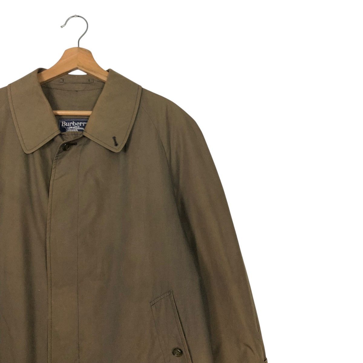 Burberry 🔥VINTAGE LONG JACKET BURBERRYS MADE IN ENGLAND RICH BROWN Size US M / EU 48-50 / 2 - 9 Thumbnail