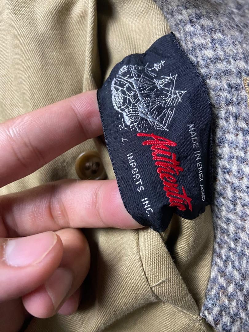 Japanese Brand Authentic Imports Tweed Zip Up Jacket (176) Size US L / EU 52-54 / 3 - 3 Thumbnail