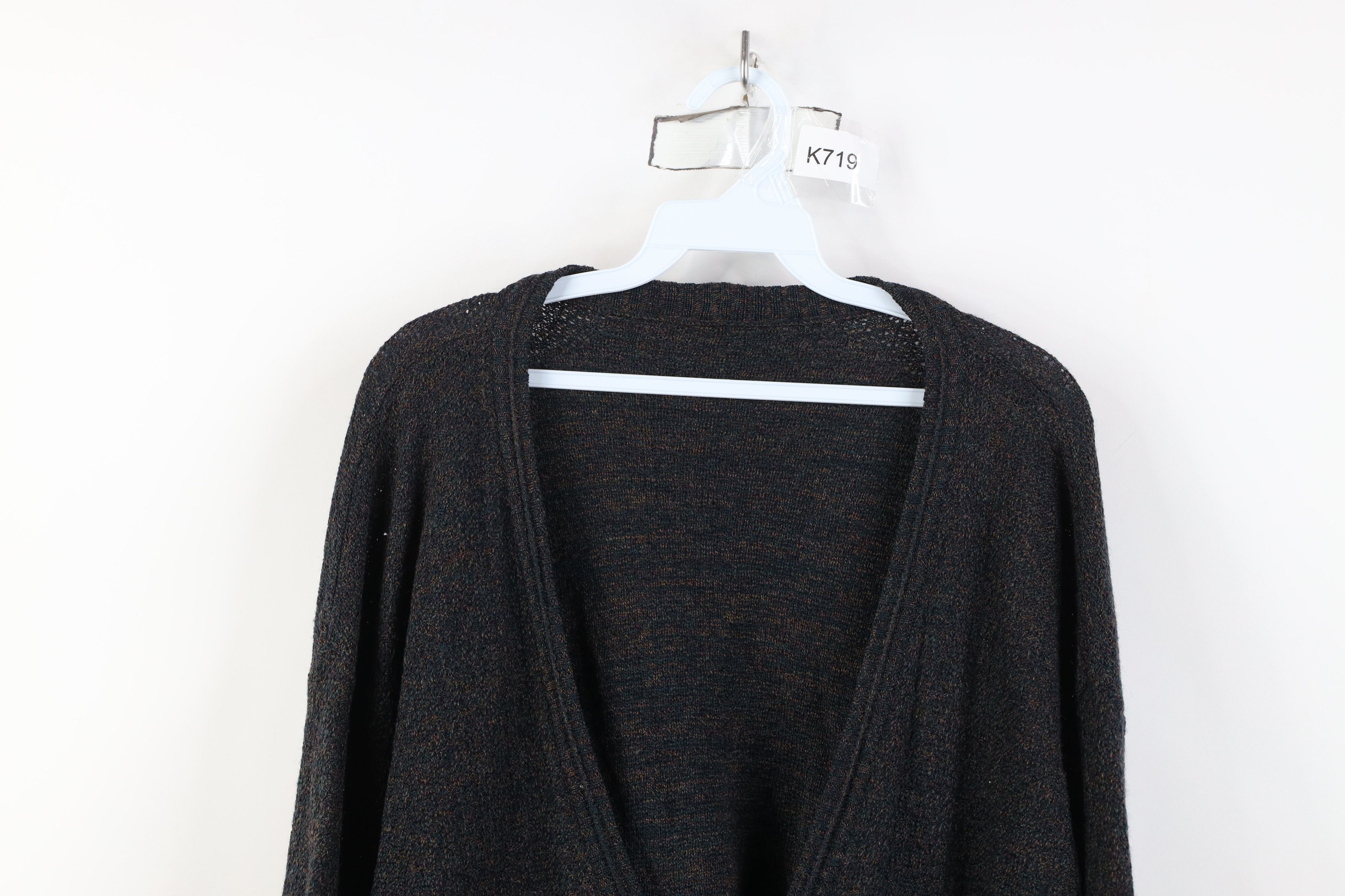 Vintage Vintage 90s Streetwear Knit Cardigan Sweater Wool Blend Size US XXL / EU 58 / 5 - 2 Thumbnail