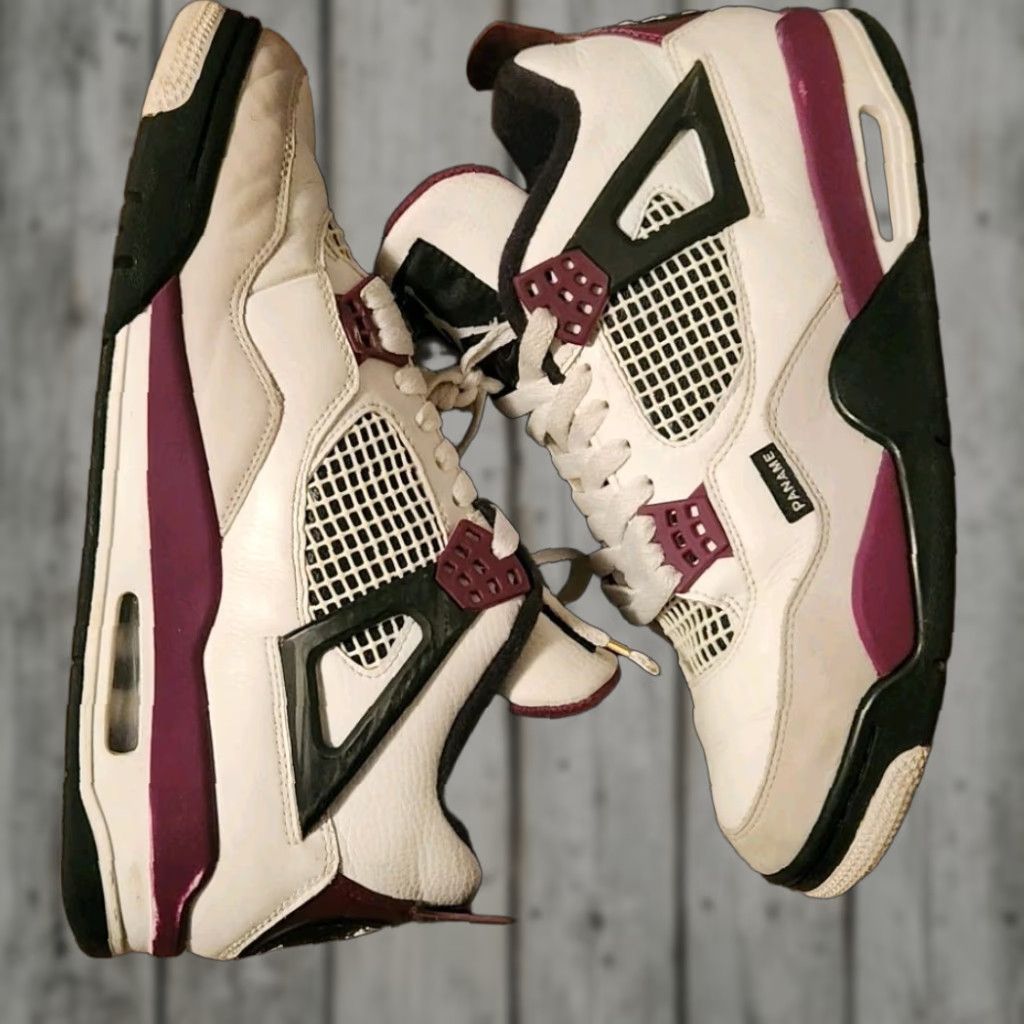 Jordan Brand Jordan 4 Retro x Paris Saint-Germain Bordeaux 2020 - Size 8.5 - Men - White - Air Jordan Sneaker - CZ5624-100 Size US 9 / EU 42 - 1 Thumbnail