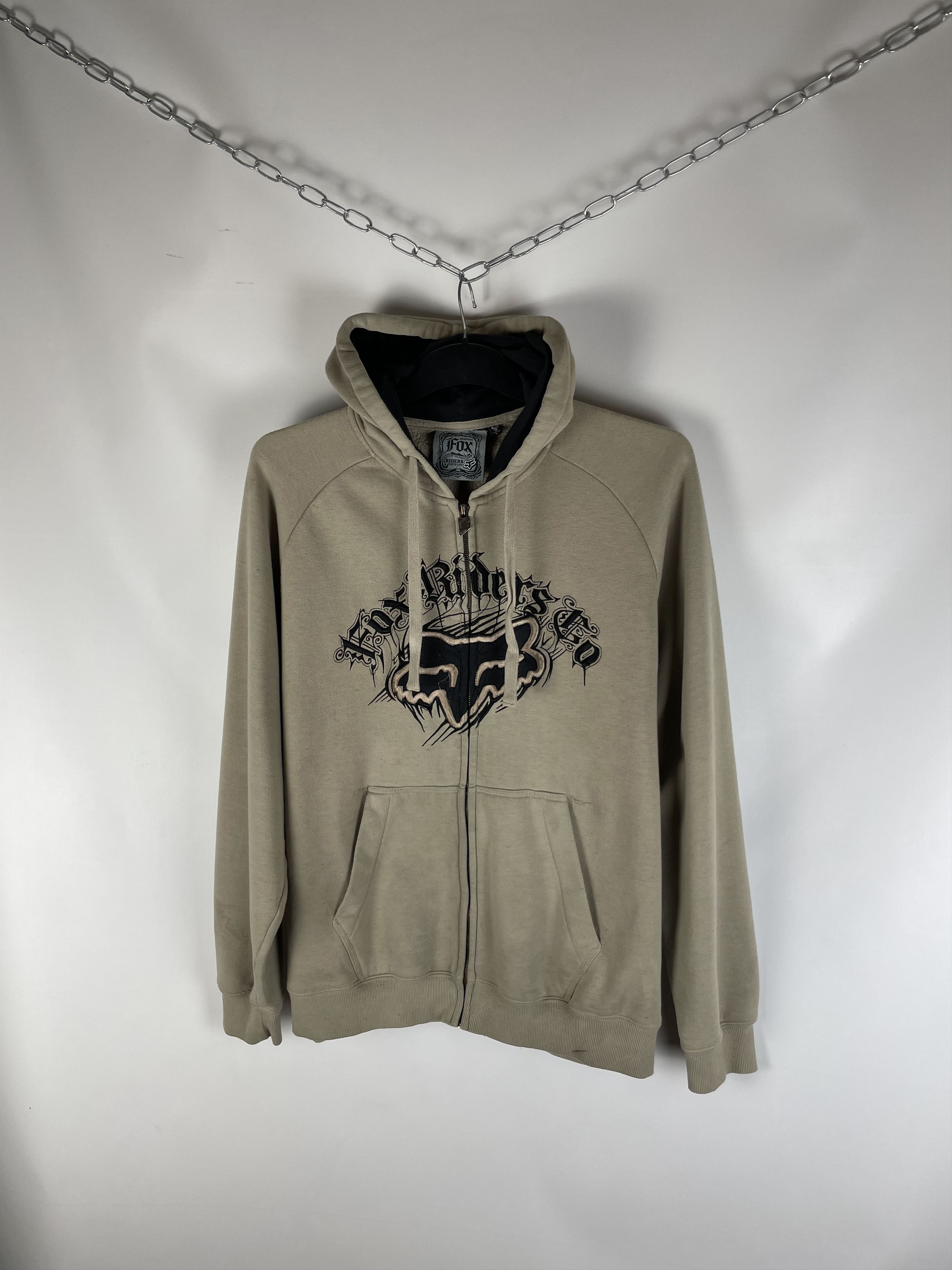 Sweat Léger à Capuche Avec Zip Intégral Et Maxi Logo Imprimé Pour Homme Blanc 221918 Ww001