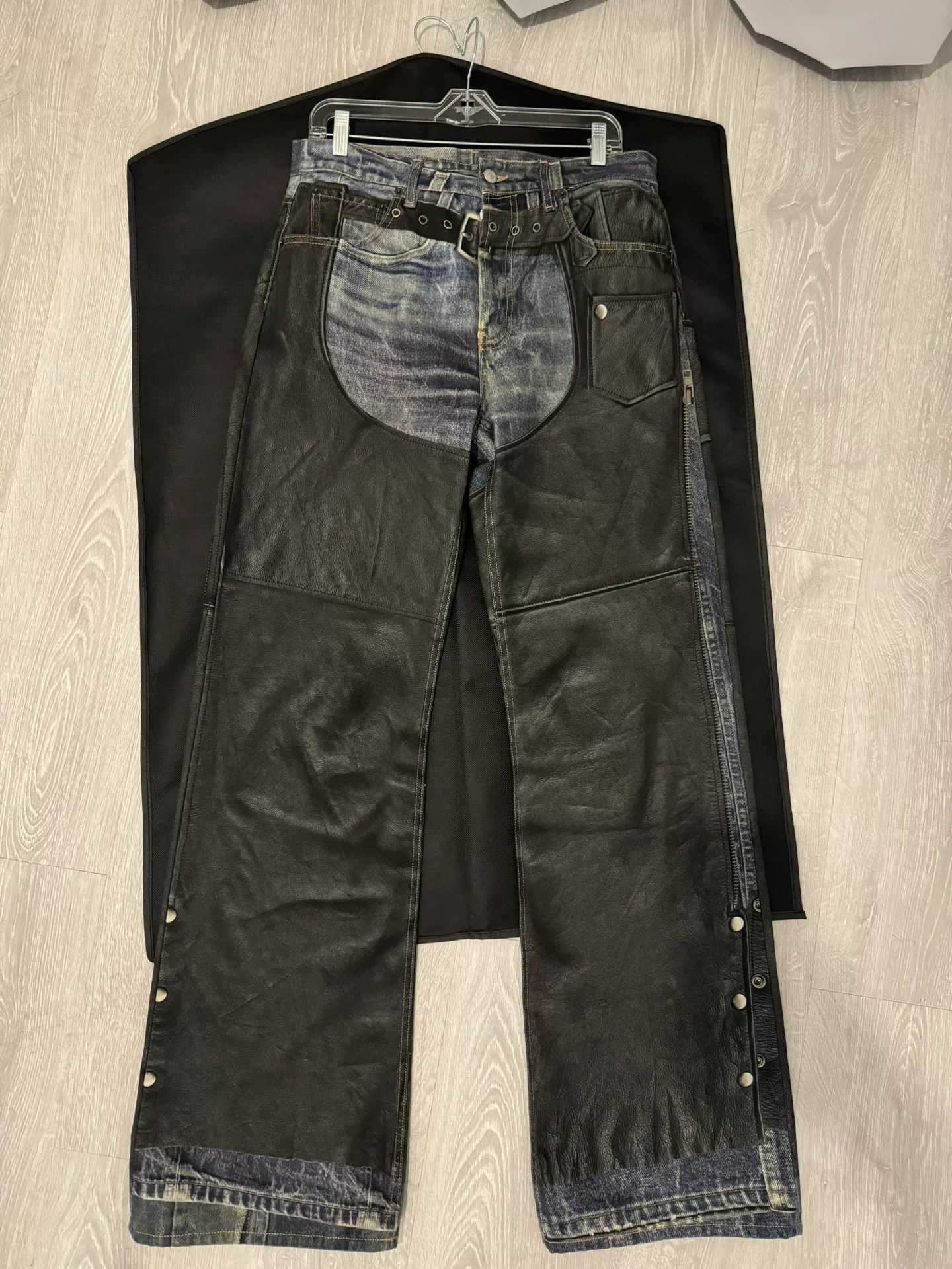 Acne Studios Acne Studios 3D Printed Black Jeans Size US 34 / EU 50 - 1 Thumbnail