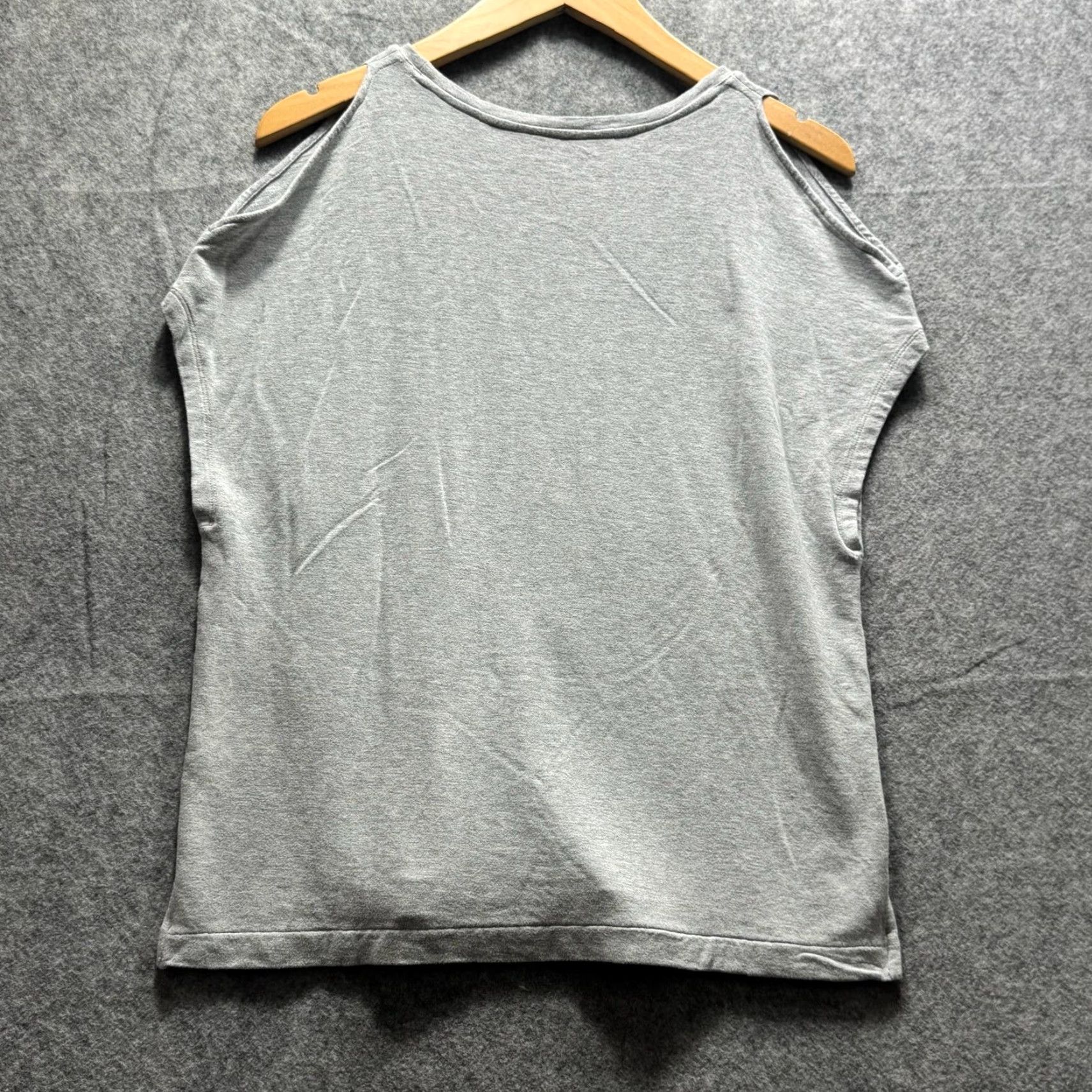 MAJESTIC FILATURES Majestic Filatures Tank Top Womens 3 Gray Crew Neck Soft Touch Jersey Stretch Size XS / US 0-2 / IT 36-38 - 7 Thumbnail