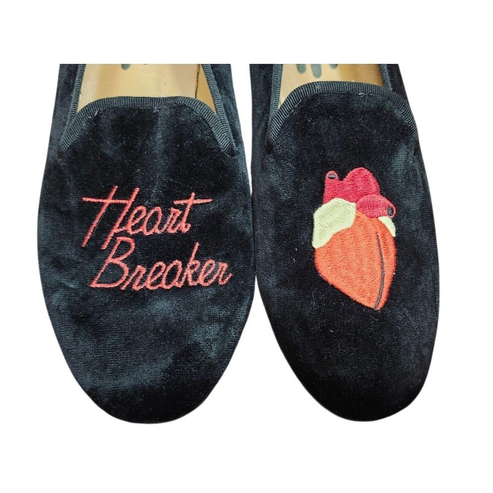 Other Heart Breaker Velvet SMOKING SHOE HEARTBREAKER Size US 8 / IT 38 - 4 Thumbnail