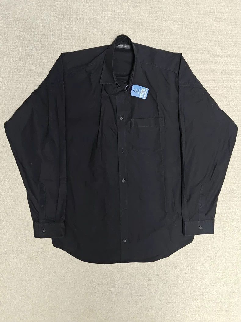 Balenciaga Balenciaga size 36 24ss rhinestone hot drill logo button sh Size US S / EU 44-46 / 1 - 2 Thumbnail