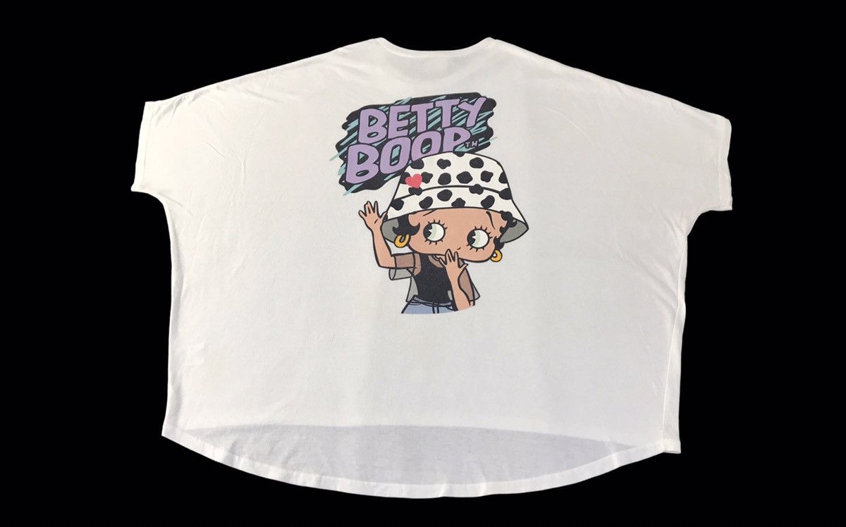 Japanese Brand Hype Definits X Betty Boop Baggy Crewneck Big Printed Tee Size XXL / US 16-18 / IT 52-54 - 1 Thumbnail