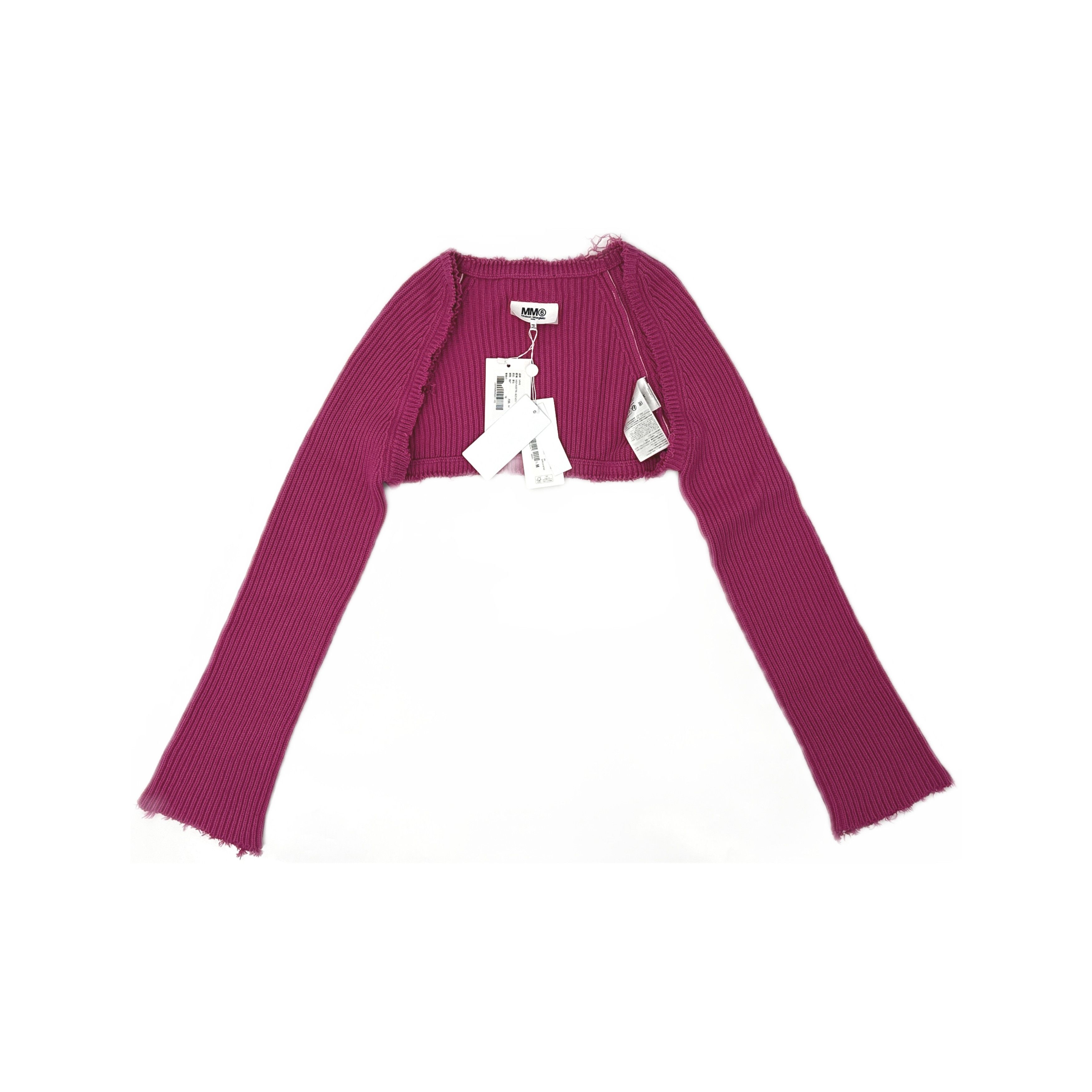 MM6 MM6 Maison Margiela Rib Knit Shrug Pink Size M Size M / US 6-8 / IT 42-44 - 1 Thumbnail