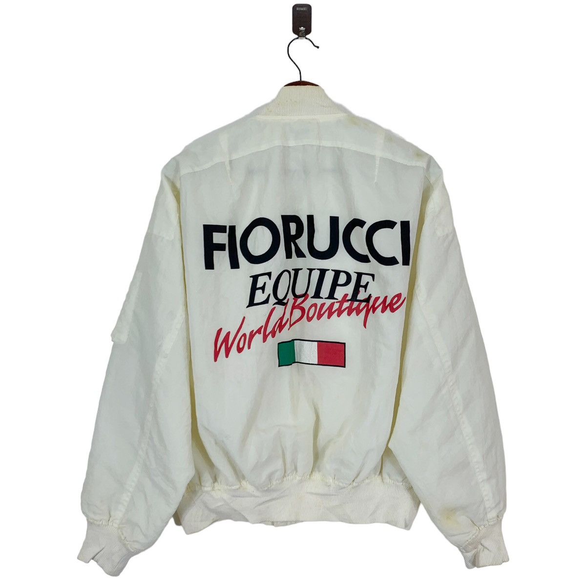 Designer VINTAGE FIORUCCI ITALY EQUIPE WORLD BOUTIQUE BOMBER JACKET Size US M / EU 48-50 / 2 - 1 Thumbnail