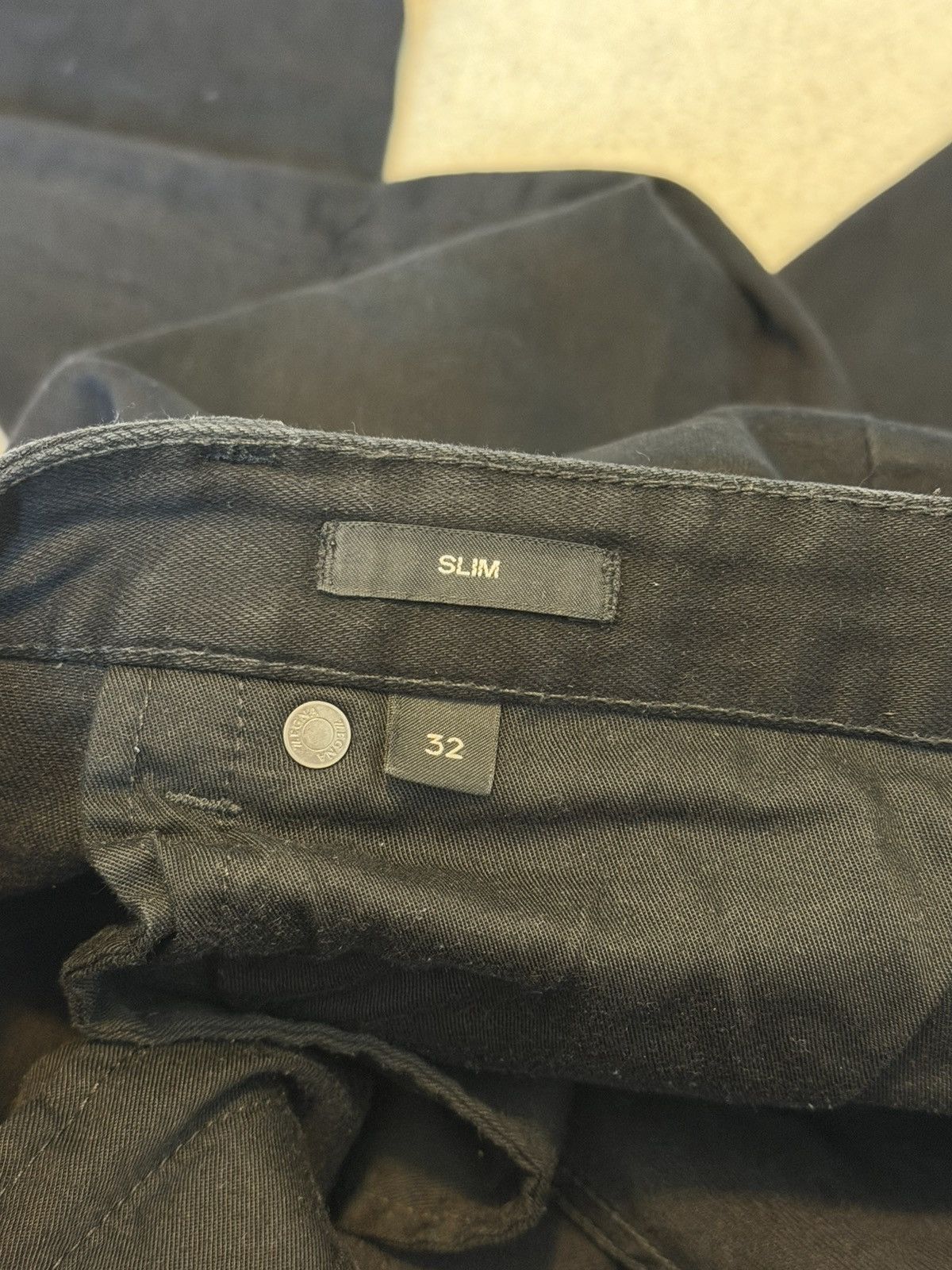 Z Zegna Zegna Black Slim Jeans Size US 32 / EU 48 - 5 Thumbnail
