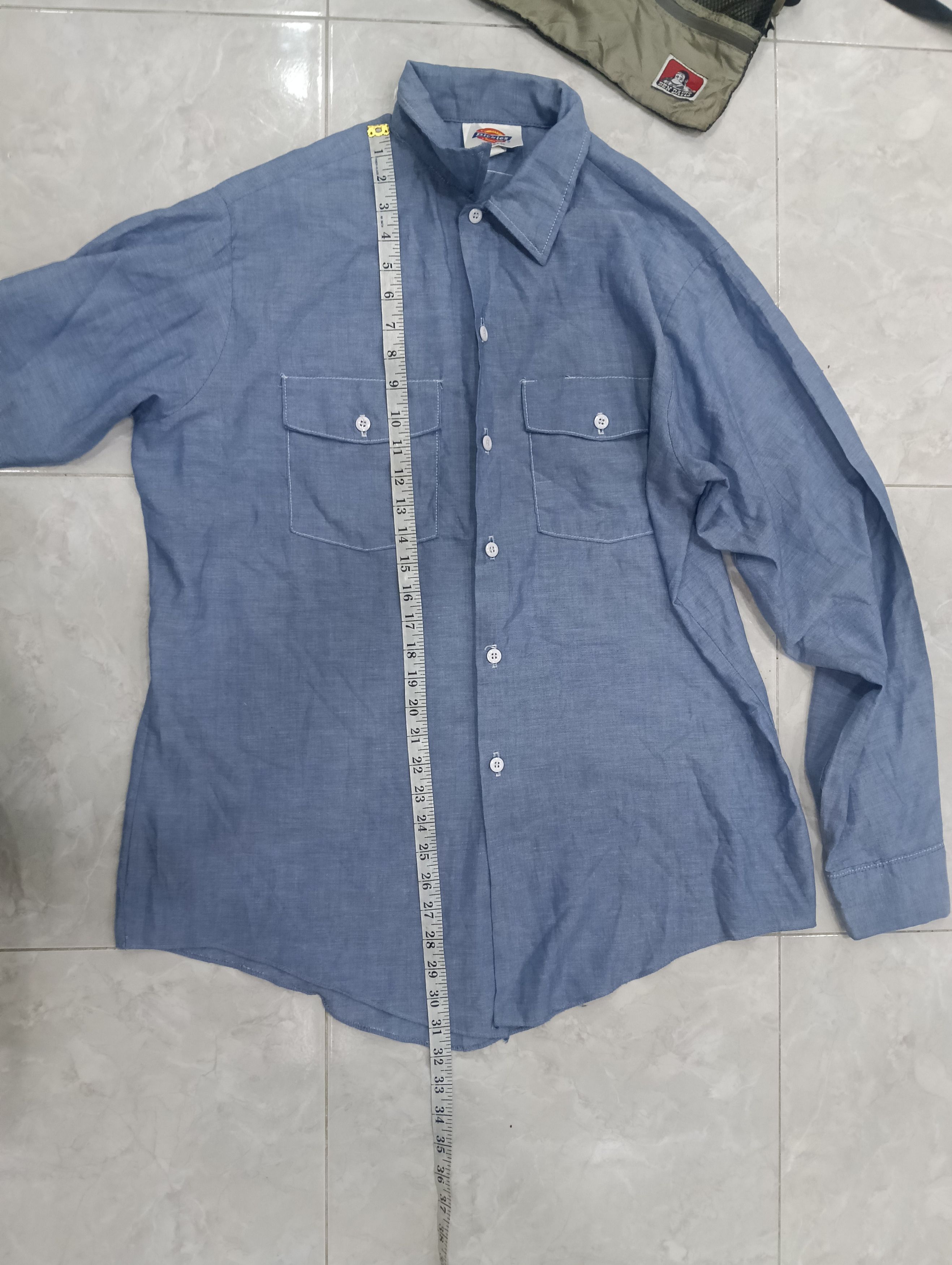 Dickies Vintage Rare Dickies Chambray Size US XL / EU 56 / 4 - 8 Thumbnail
