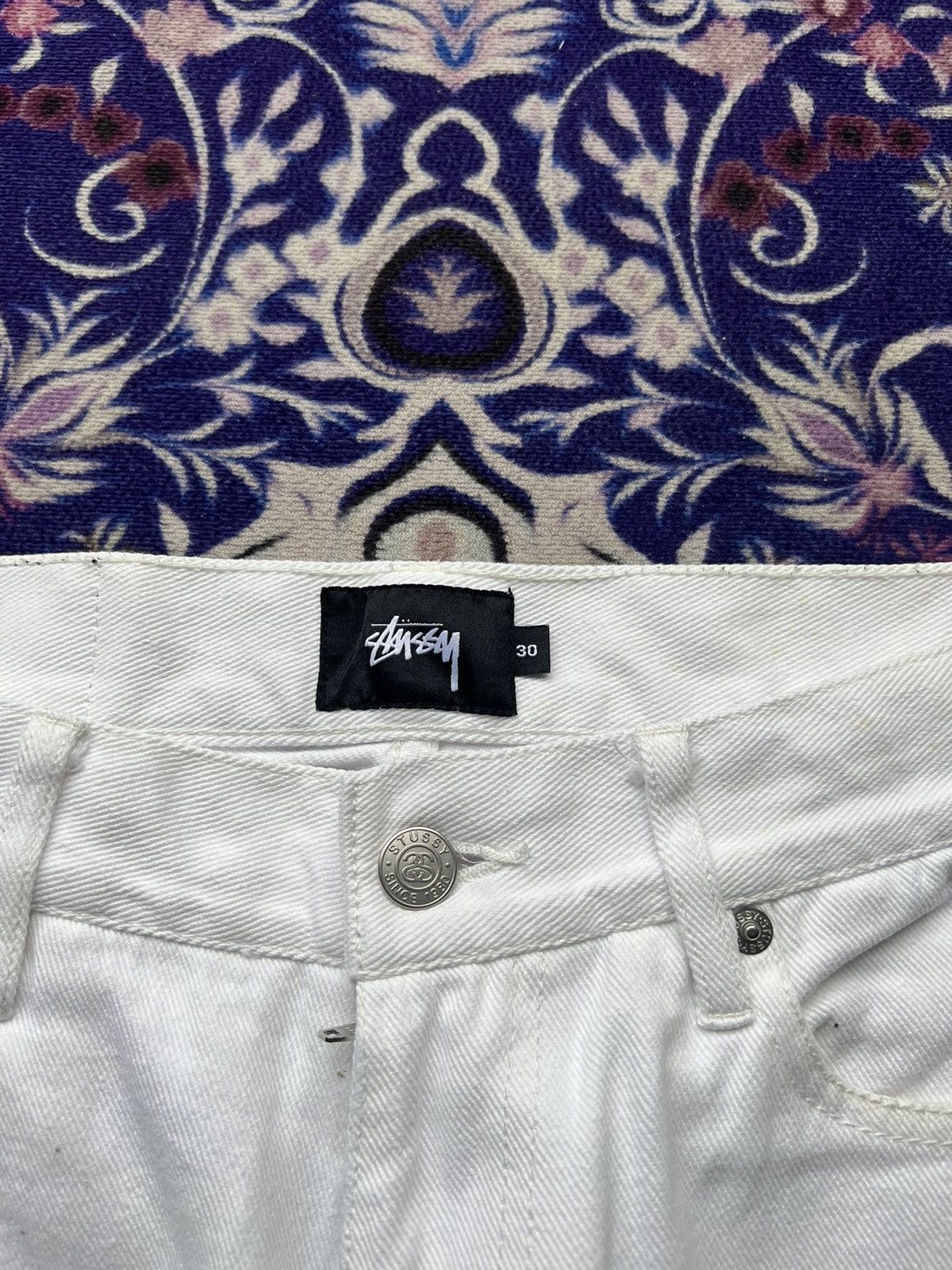 Stussy White Stussy Denim Jeans Slim Fit Skate Jeans Size US 30 / EU 46 - 4 Thumbnail