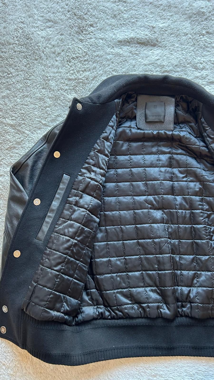 Givenchy Givenchy Leather Wool Varsity Jacket Size 46 Size US S / EU 44-46 / 1 - 2 Thumbnail