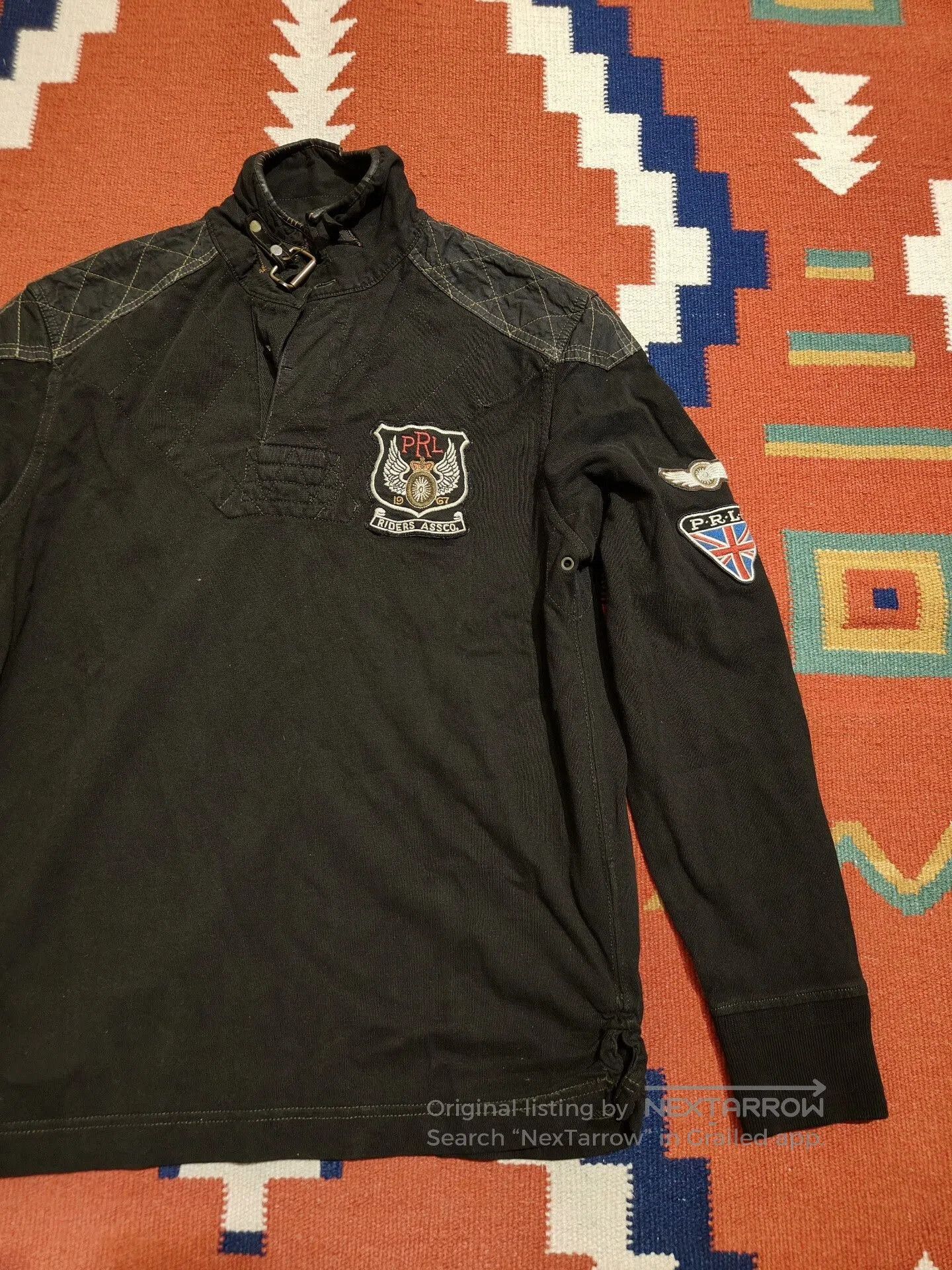 Polo Ralph Lauren Rare Ralph Lauren Moto Series Sweatshirt. Size US M / EU 48-50 / 2 - 2 Thumbnail