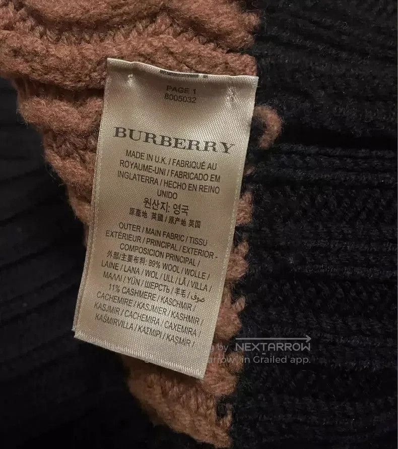Burberry Burberry Plaid Wool Cashmere Sweater. Size US XS / EU 42 / 0 - 3 Thumbnail