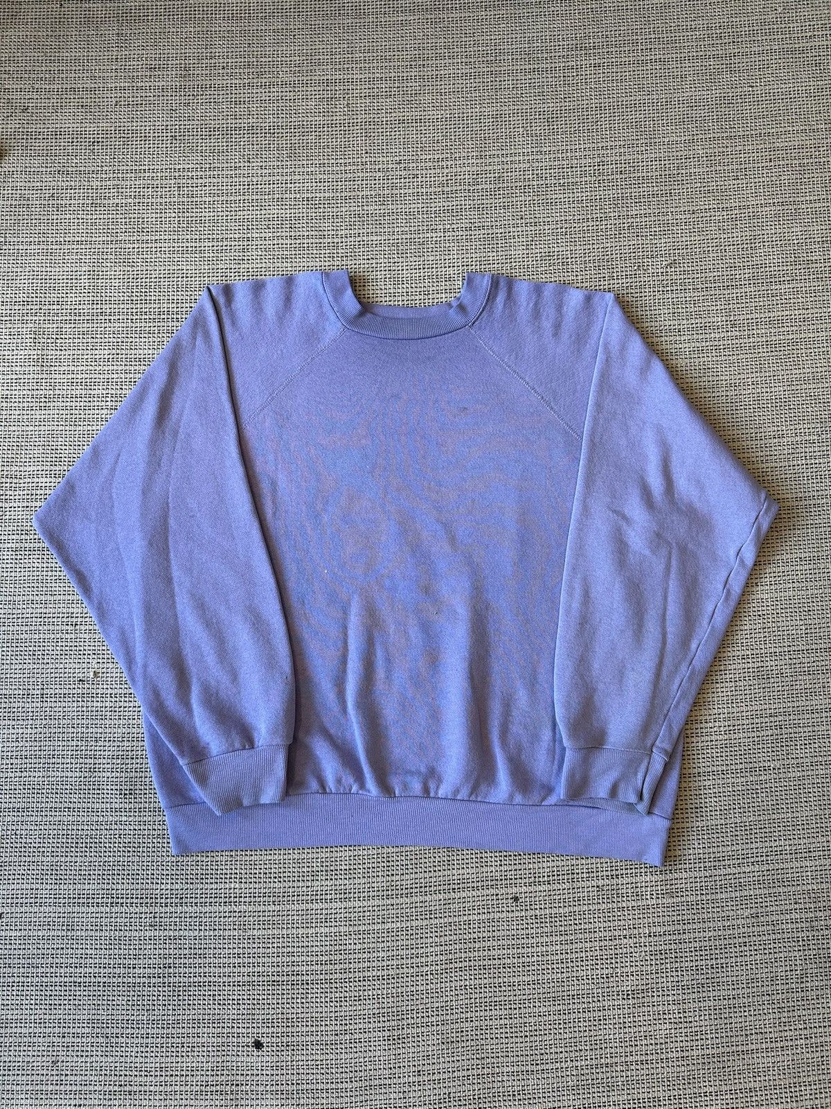 Vintage VINTAGE 80s BLANK RAGLAN CREWNECK SWEATSHIRT Size US M / EU 48-50 / 2 - 7 Thumbnail