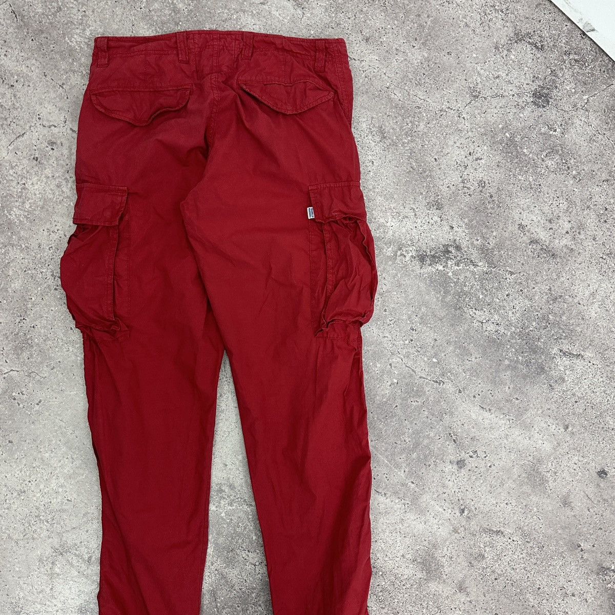 Franklin & Marshall Vintage 00s Franklin & Marshall cargo red pants jeans y2k og Size US 31 - 4 Thumbnail