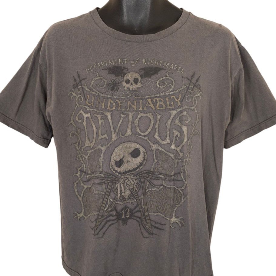 Disney Nightmare Before Christmas T Shirt Mens Size Large Gray Size US L / EU 52-54 / 3 - 1 Thumbnail