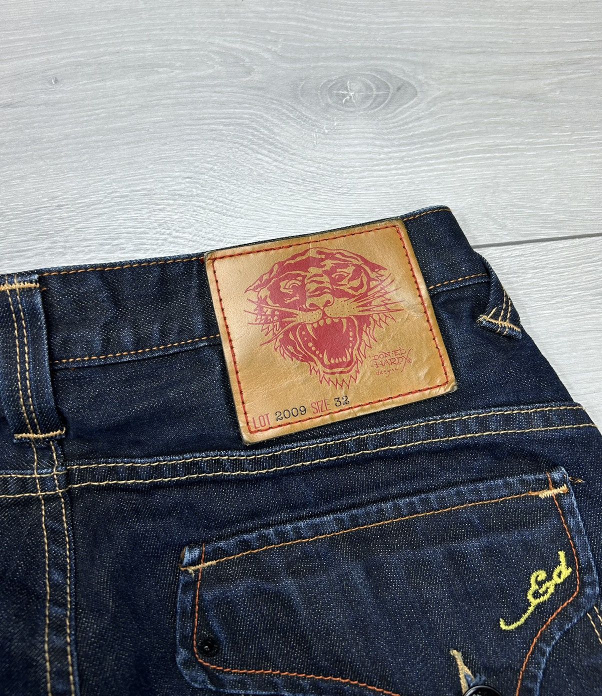 Ed Hardy × Vintage Ed Hardy Vintage Denim Jeans size 32 Size US 32 / EU 48 - 4 Thumbnail