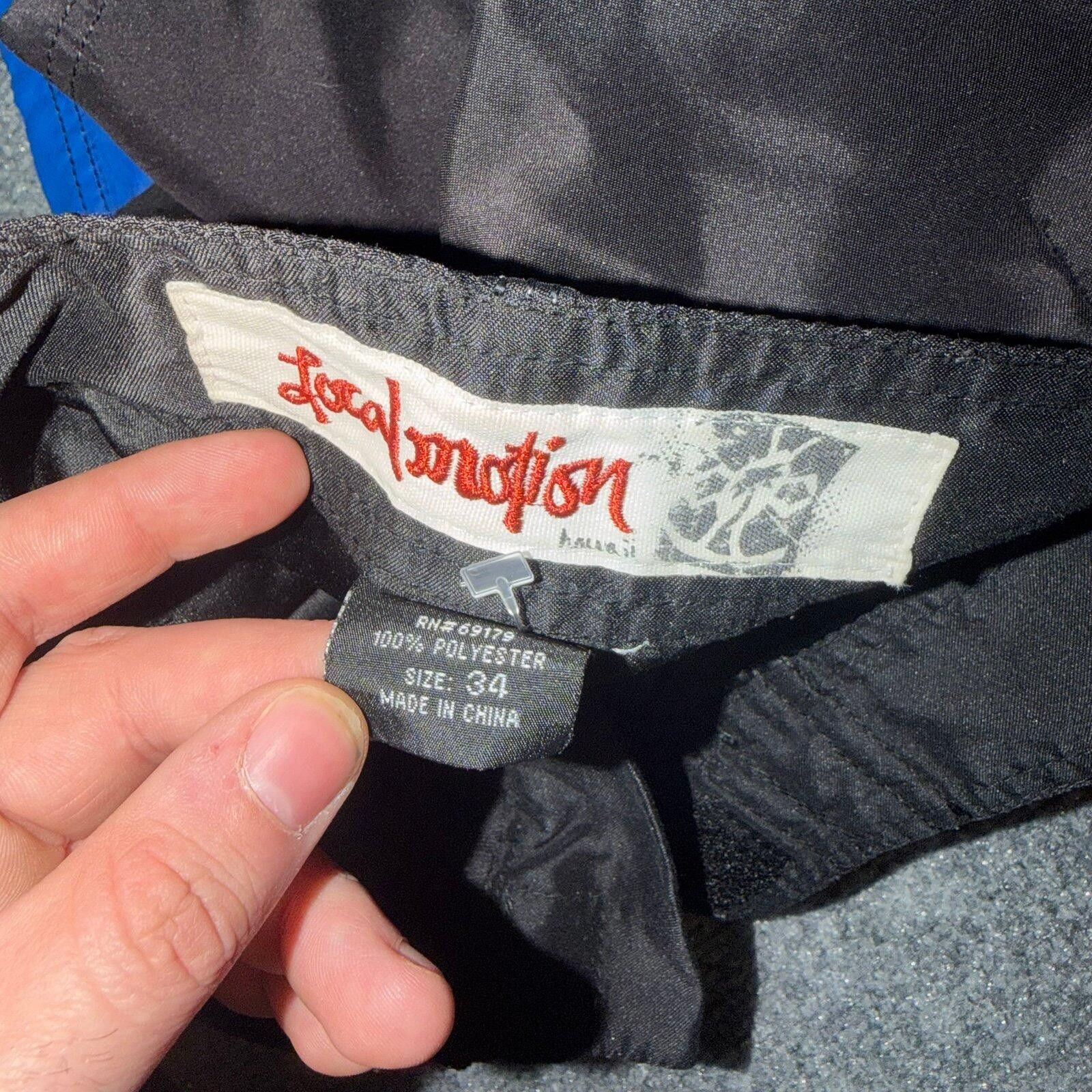 Other Local Motion Blue Surf Board Shorts Mens XL 36 90s Rare Size US 36 / EU 52 - 6 Thumbnail