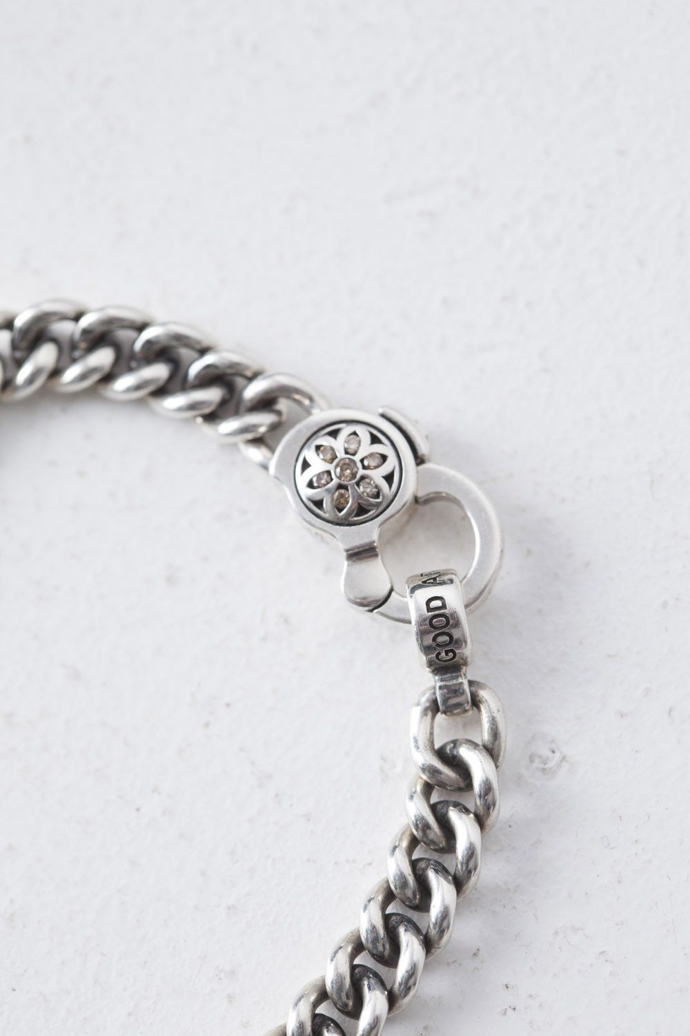 GOOD ART HLYWD GOOD ART curb chain w diamonds 18cm Size ONE SIZE - 6 Thumbnail