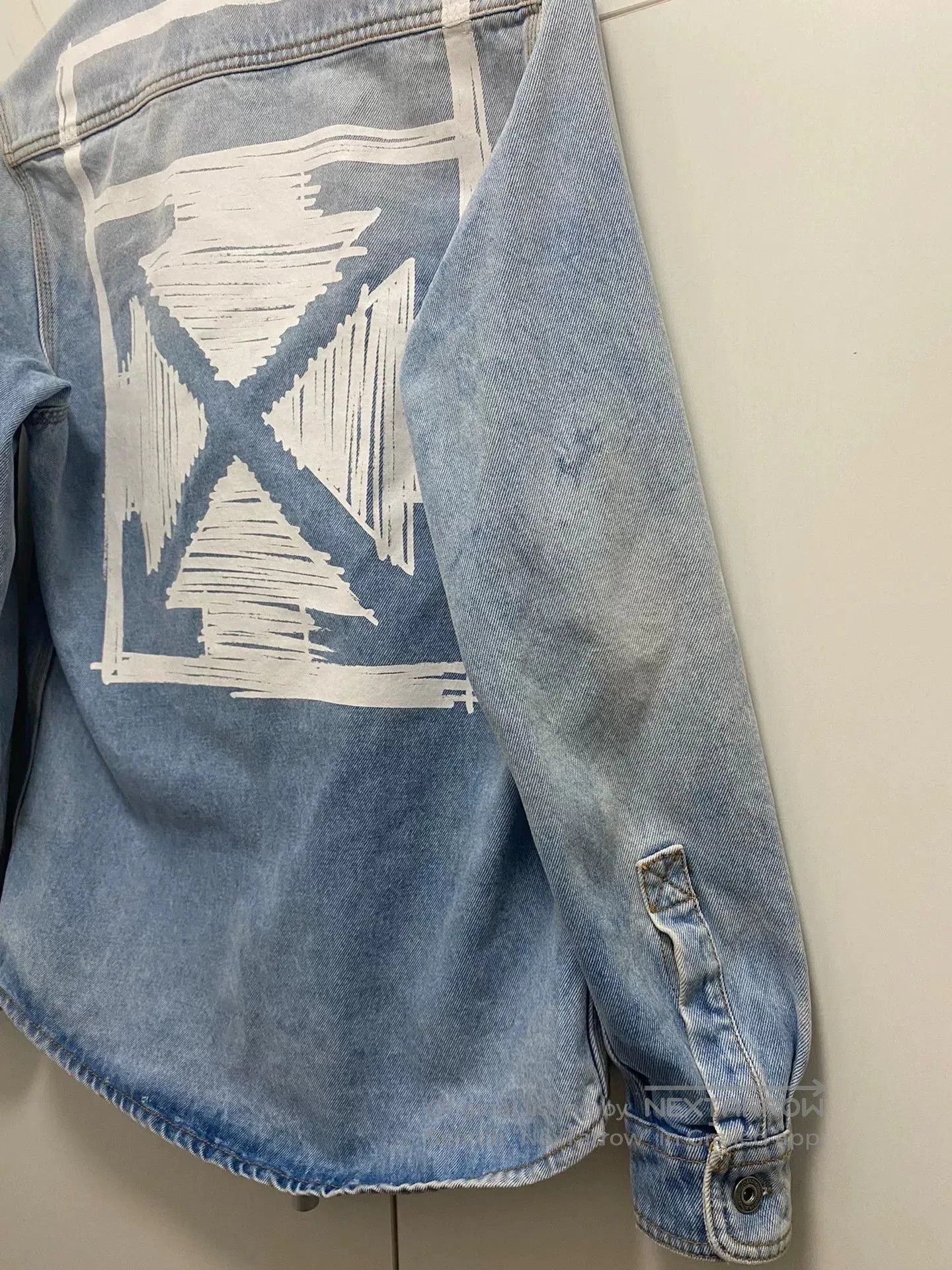 Off-White OFF WHITE Washed Denim Jacket. Size US S / EU 44-46 / 1 - 6 Thumbnail
