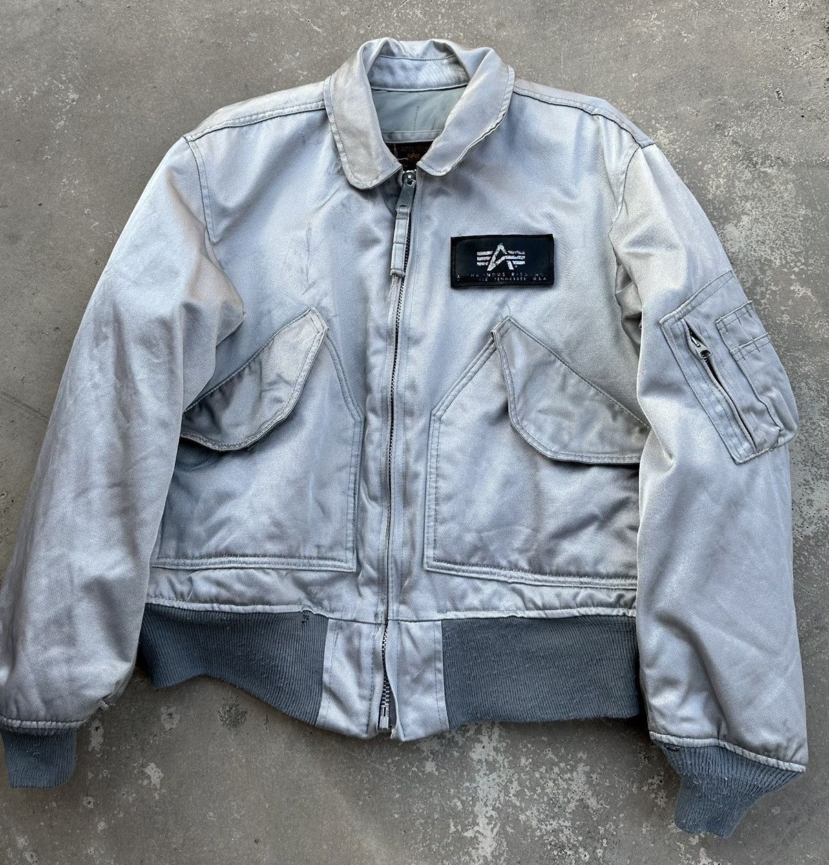 Buzz Rickson's Vintage Alpha Industries Silver Bomber Jacket Size US M / EU 48-50 / 2 - 18 Thumbnail
