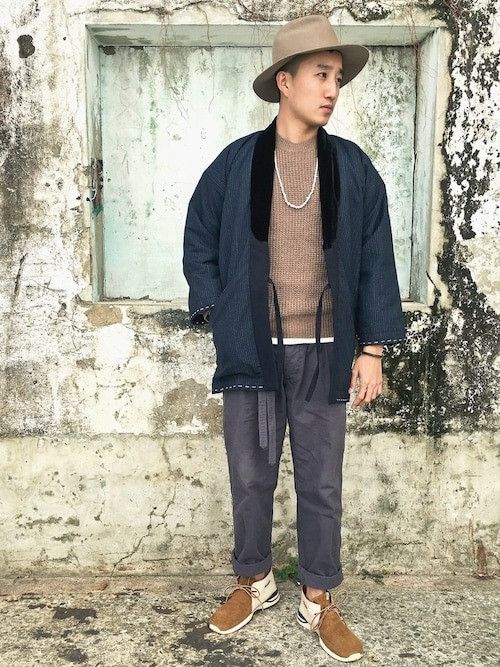 Visvim visvim ss17 Dotera Kimono Coat wool stripe Size US M / EU 48-50 / 2 - 5 Thumbnail