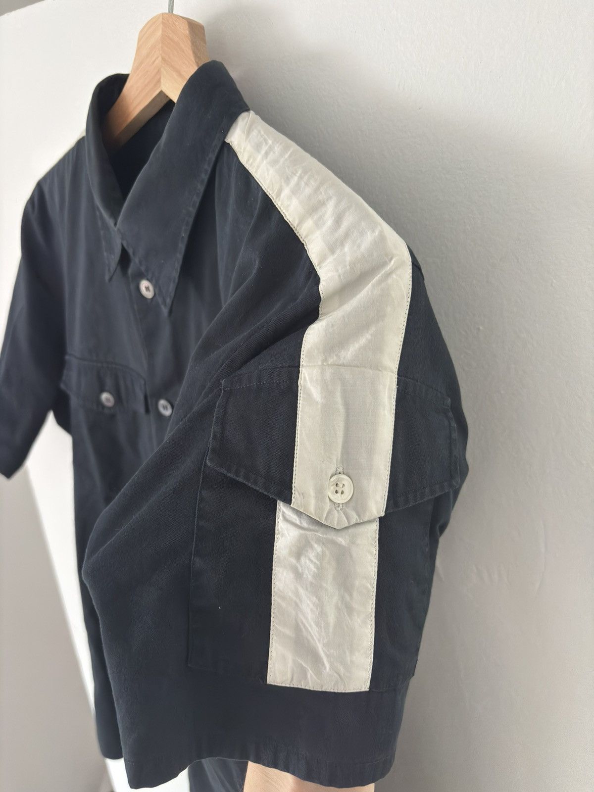 Helmut Lang Helmut Lang 1996 Military Work Shirt Button Up Size US S / EU 44-46 / 1 - 4 Thumbnail