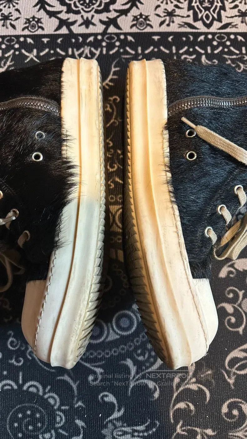 Rick Owens Rick Owens Black Fur High. Size US 9.5 / EU 42-43 - 3 Thumbnail