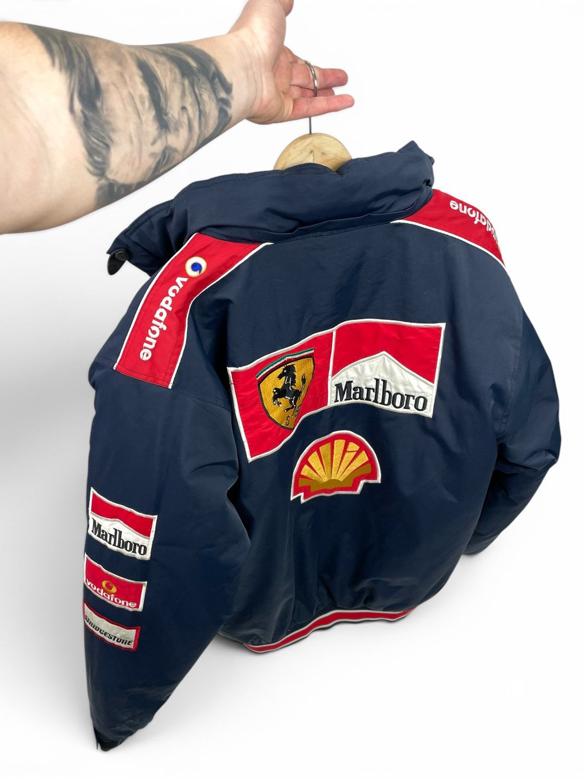 Ferrari Vintage Ferrari x Marlboro x Vodafone Racing Jacket - XL/XXL Size US XL / EU 56 / 4 - 20 Thumbnail