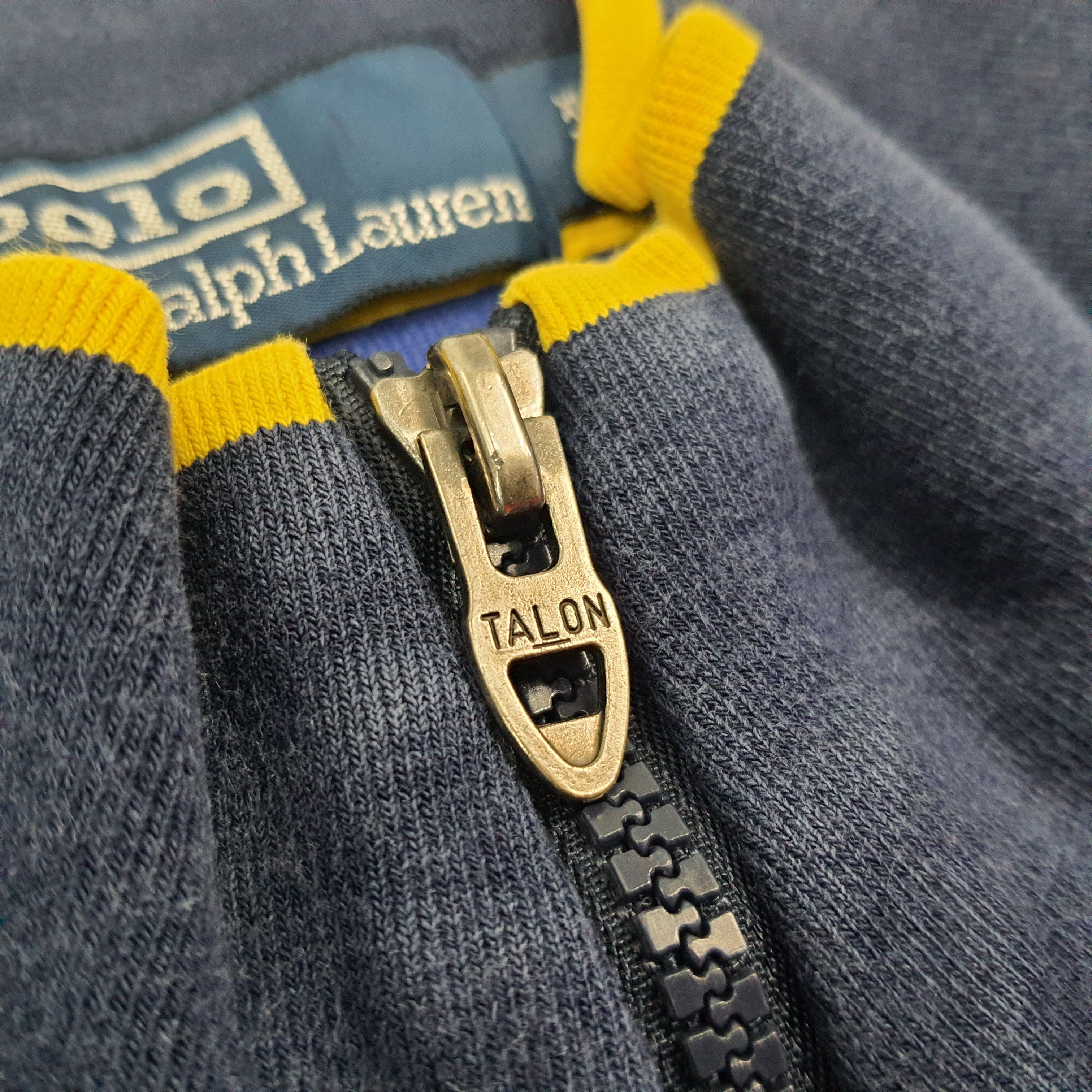 Polo Ralph Lauren Vintage Polo by Ralph Lauren Full Zip Stripe Sweater C269N3 Size US XL / EU 56 / 4 - 9 Thumbnail