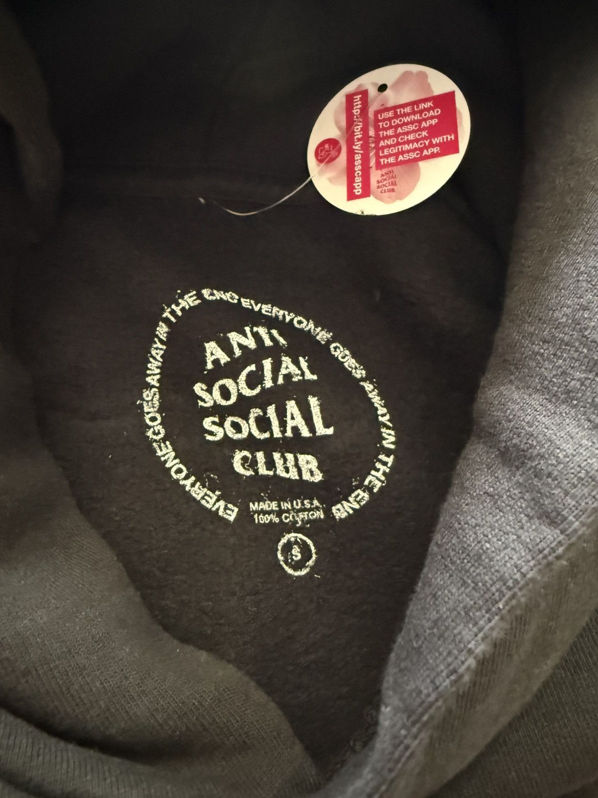 Anti Social Social Club × Fragment Design ASSC x Fragment Design Half Tone Logo Hoodie Black/Pink - S Size US S / EU 44-46 / 1 - 3 Thumbnail