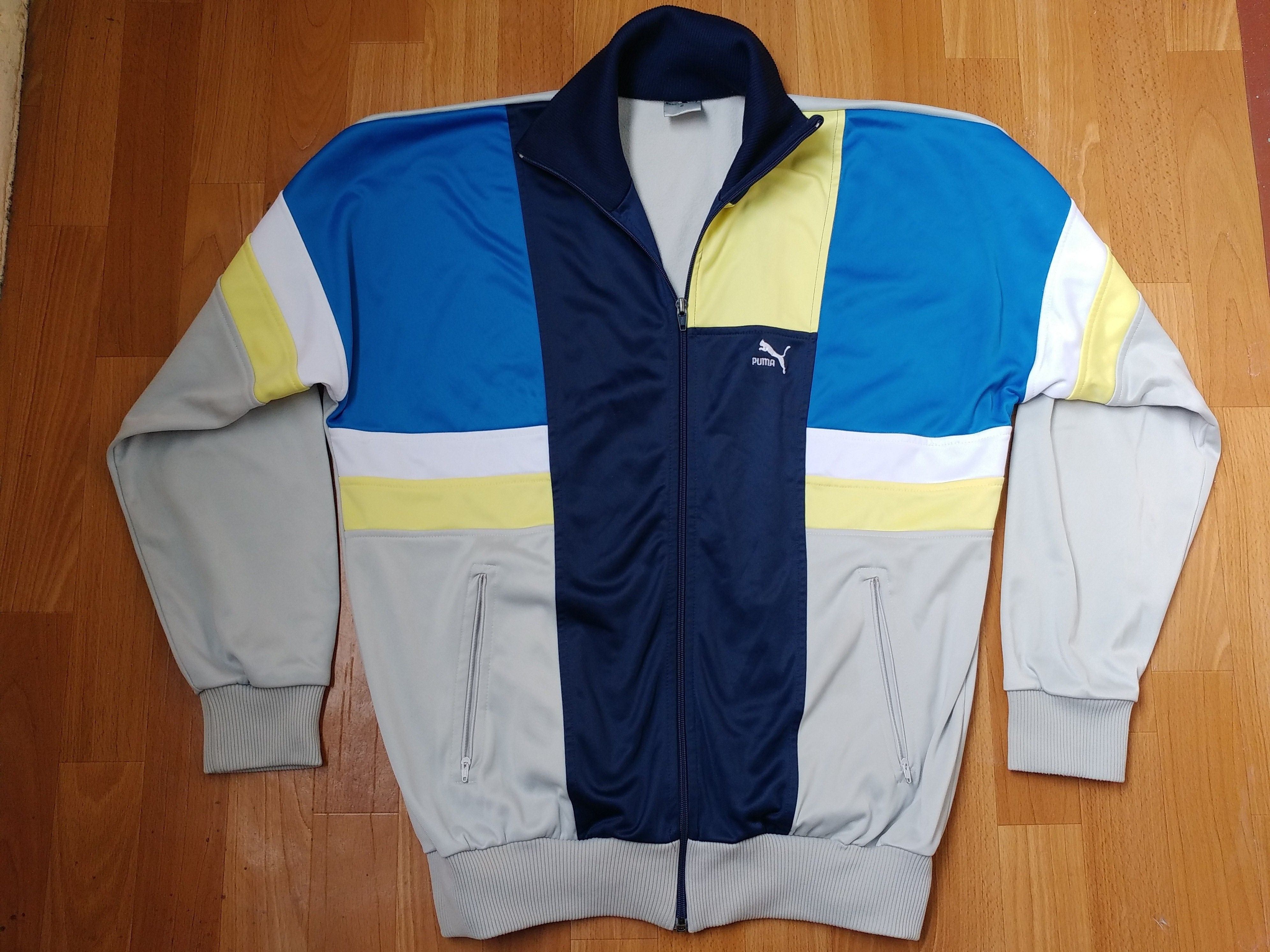 Puma × Vintage PUMA jacket, vintage track top 90s hip-hop clothing, 1990s L Size US L / EU 52-54 / 3 - 7 Thumbnail