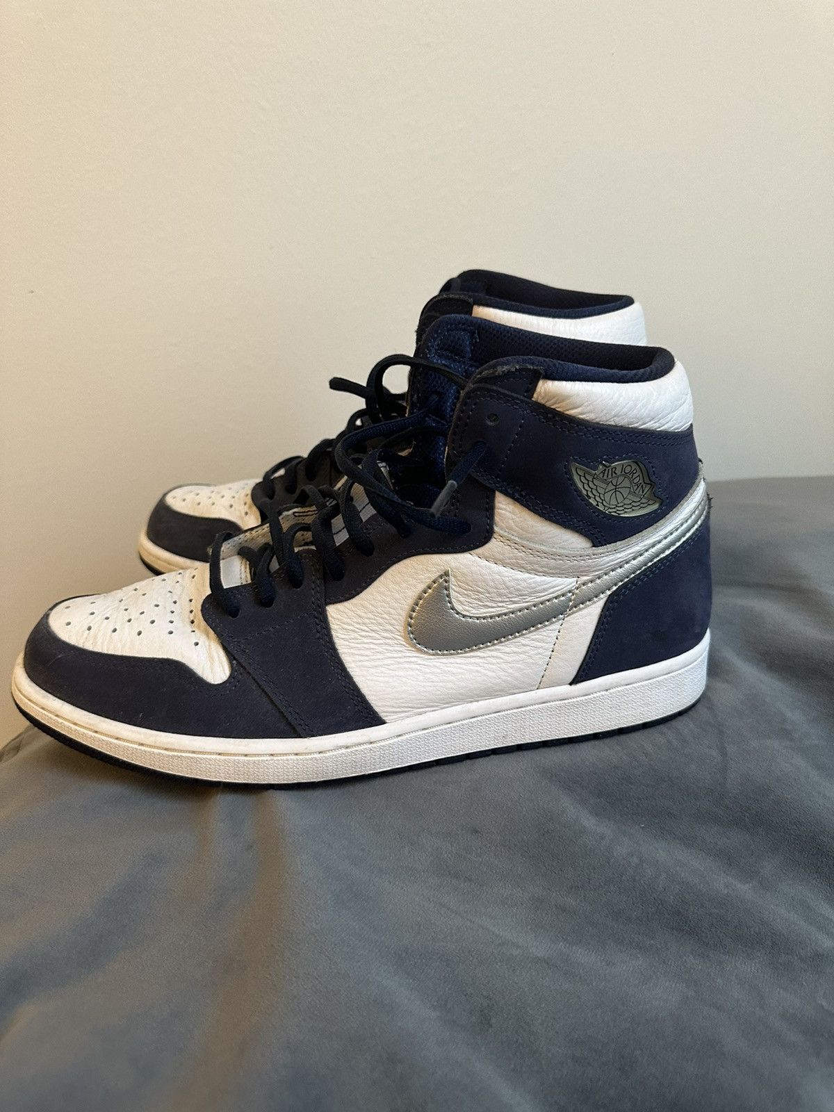 Jordan Brand Jordan 1 Retro High CO.JP Midnight Navy 2020 Size US 12 / EU 45 - 1 Thumbnail