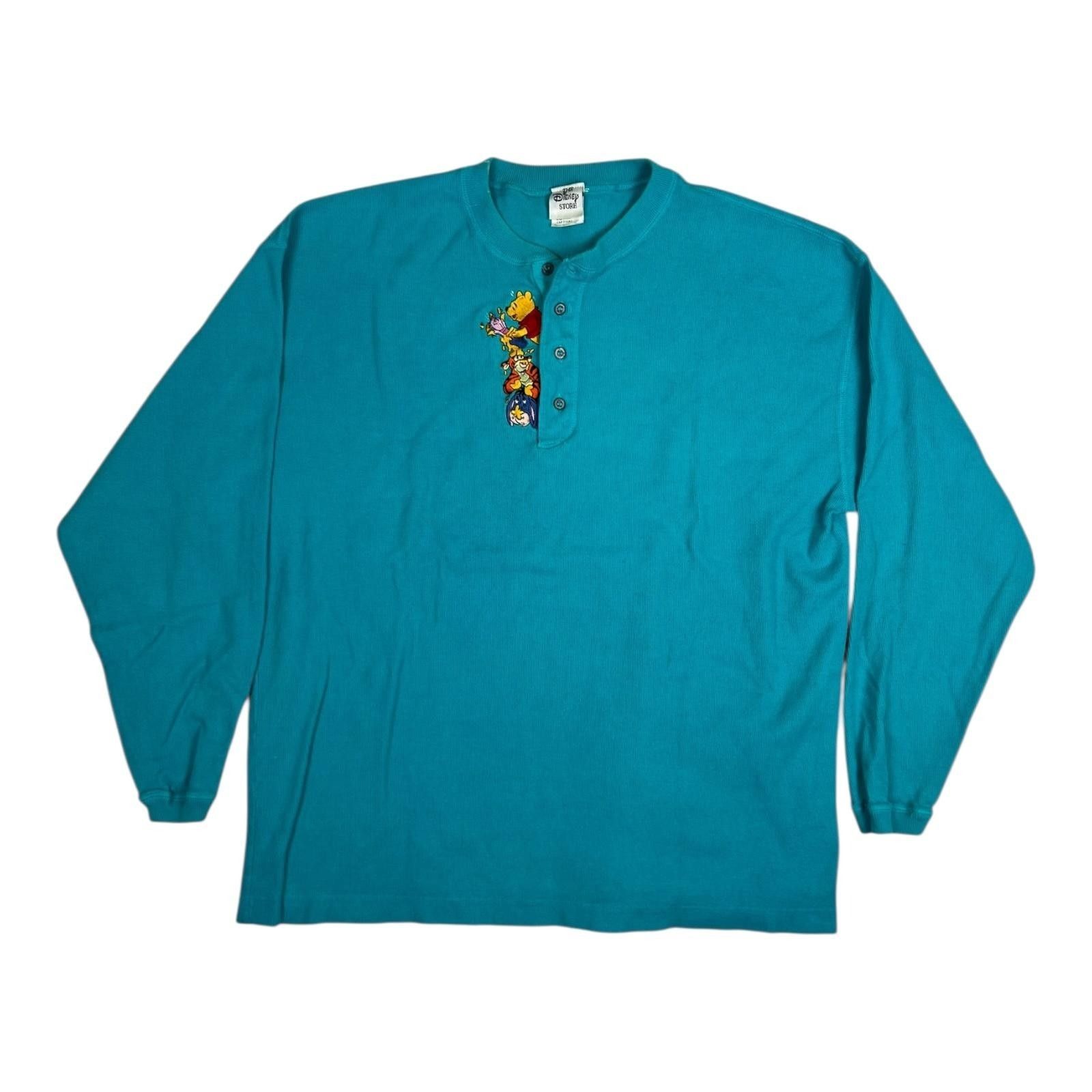 Disney Vintage Disney Winnie Pooh Tigger Shirt Mens Large Blue Ther Size US L / EU 52-54 / 3 - 1 Thumbnail