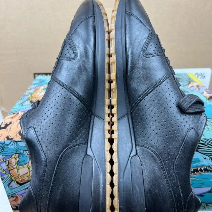 Louis Vuitton Louis Vuitton Supreme Black Leather Casual Sneakers -2508 Size US 8 / EU 41 - 7 Thumbnail