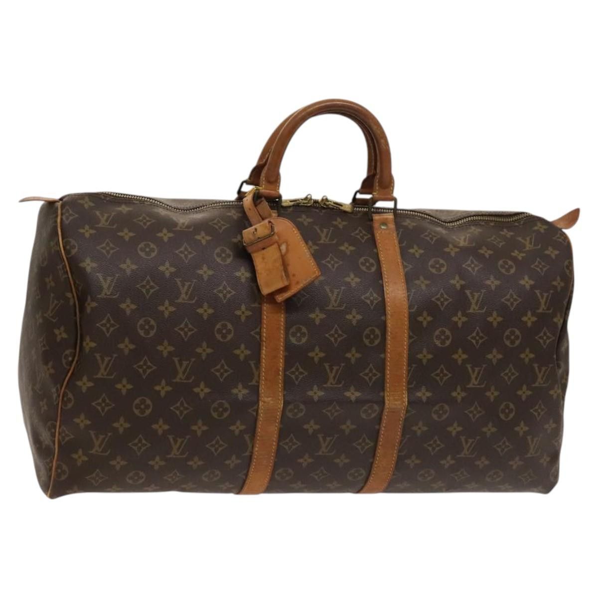 Louis Vuitton LOUIS VUITTON Monogram Keepall 55 Boston Bag M41424 Size ONE SIZE - 1 Thumbnail